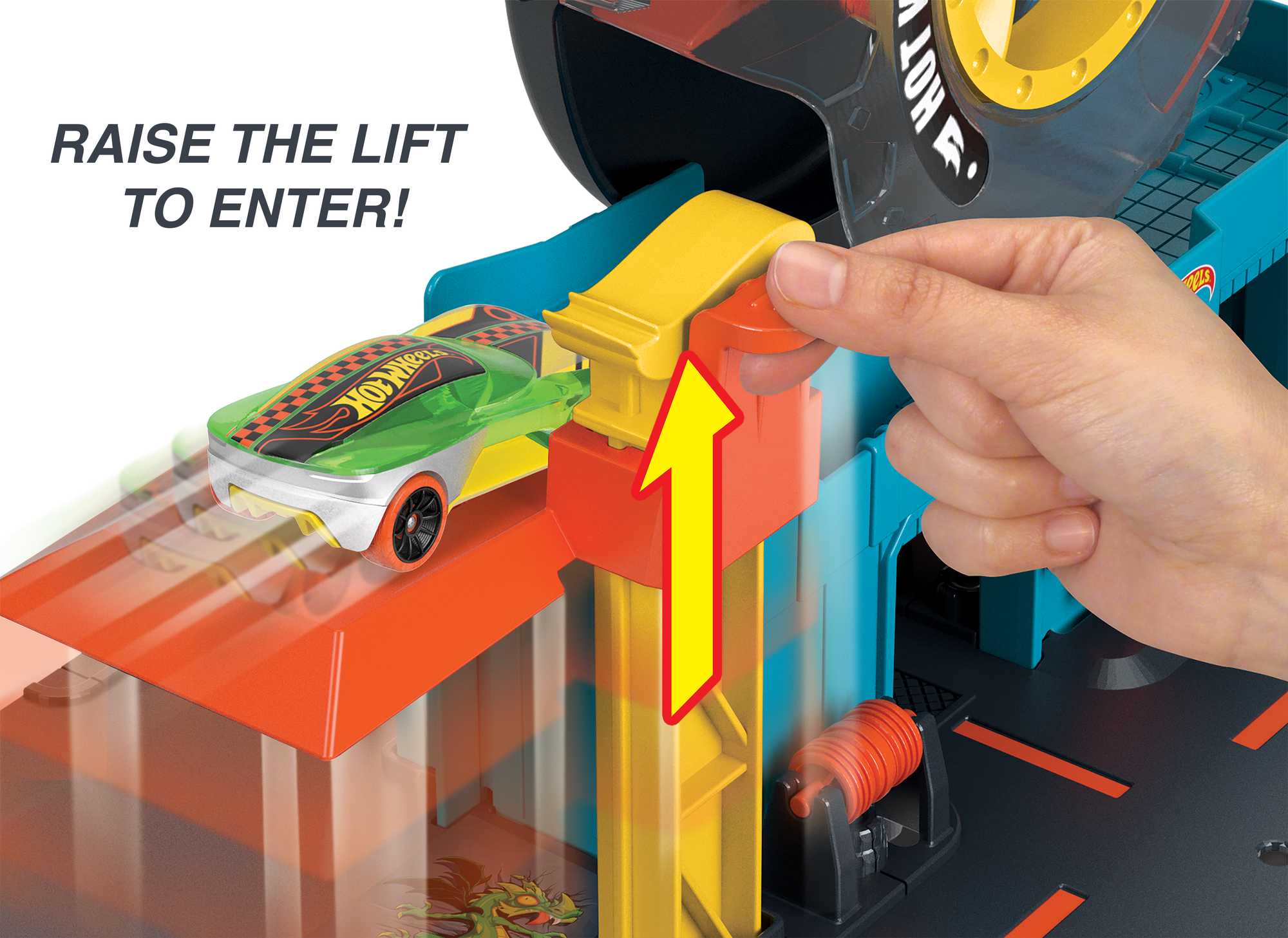 Hot Wheels City Super Twist Tire Shop | Mattel