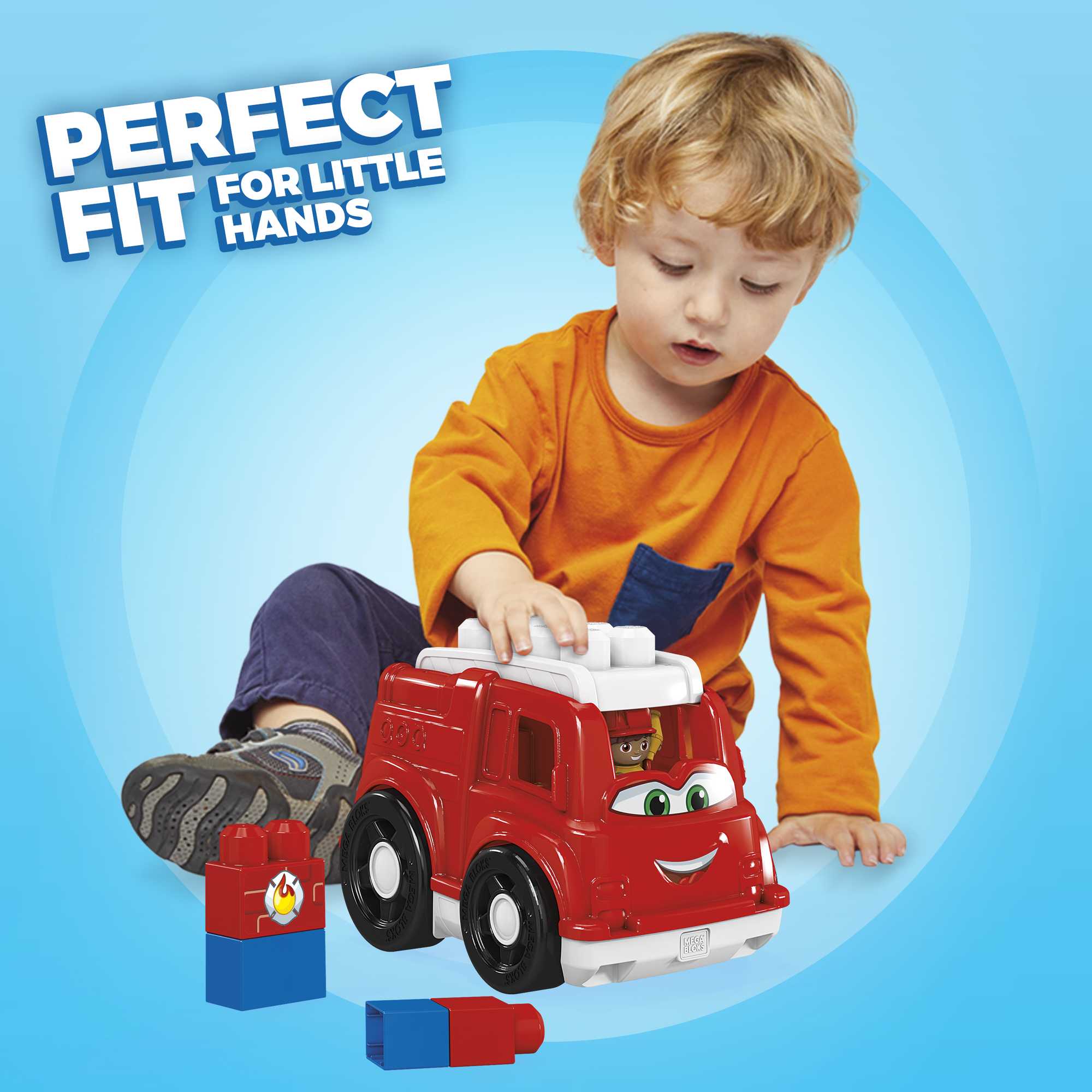 Mega Bloks First Builders Freddy Fire Truck | Mattel
