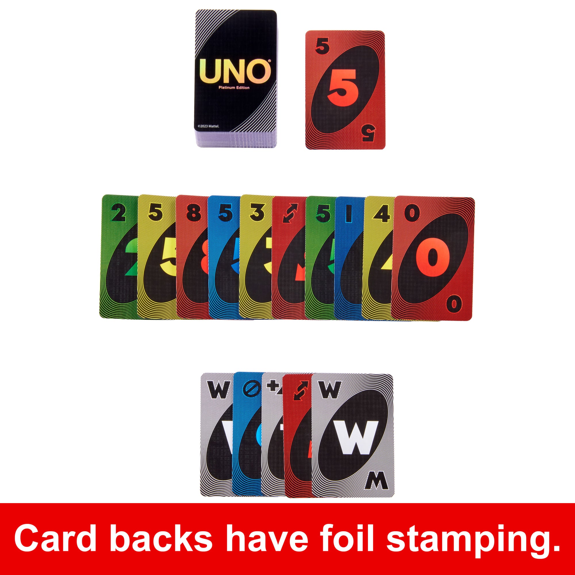 UNO Platinum Edition Card Game | Mattel UNO Platinum Edition Card Game | Mattel
