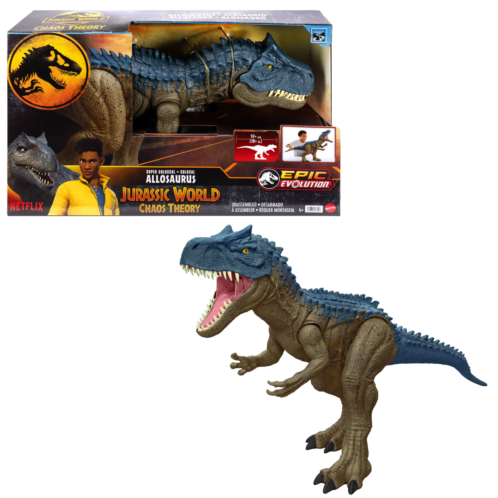 JURASSIC WORLD SUPER COLOSSAL ALLOSAURUS | Mattel