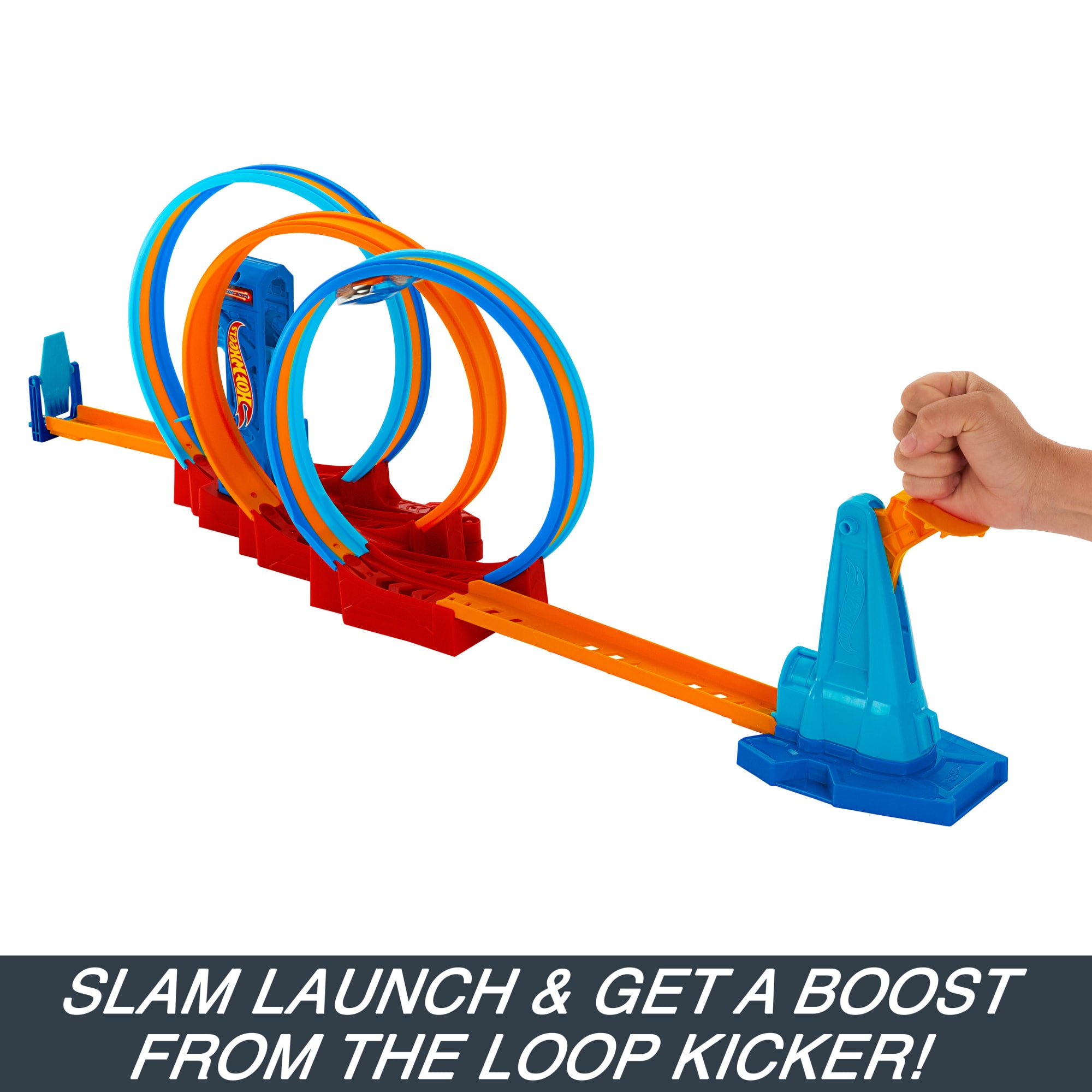 Hot Wheels Track Set, Ultra Hots Loop Madness With 3 Loops & 1 Hot Wheels Car Hot Wheels Track Set, Ultra Hots Loop Madness With 3 Loops & 1 Hot Wheels Car