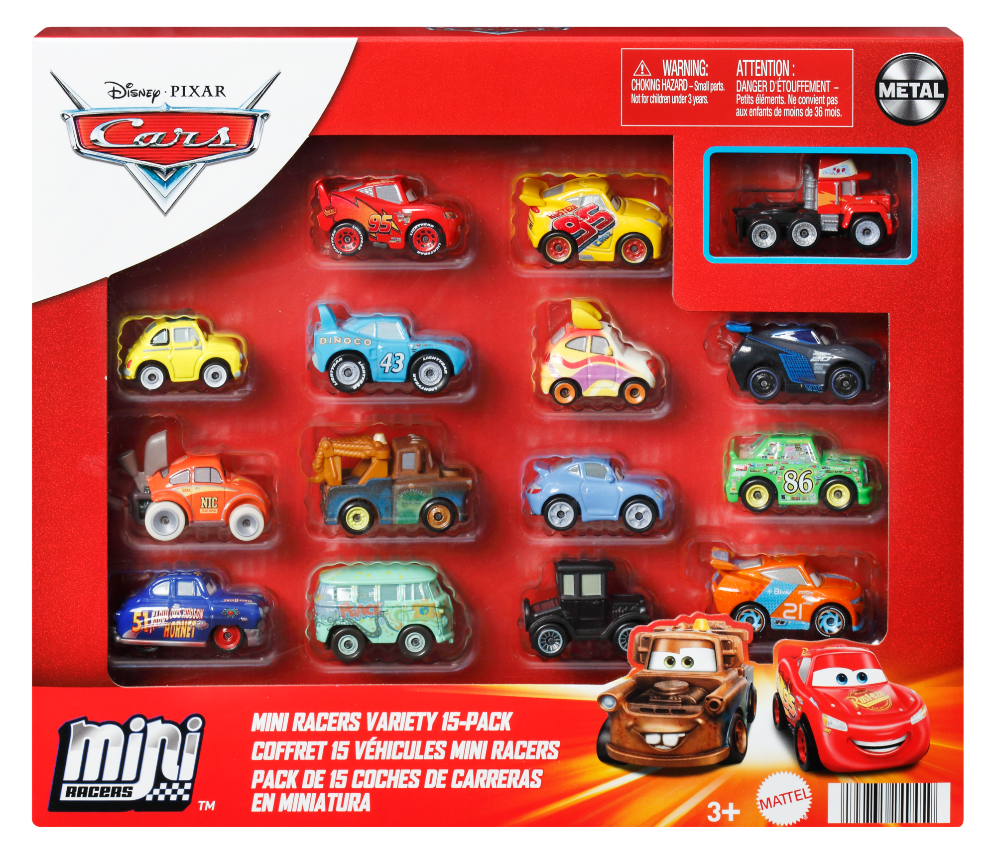 Amazon.com: Mattel Disney and Pixar Cars Mini Racers 10-Pack
