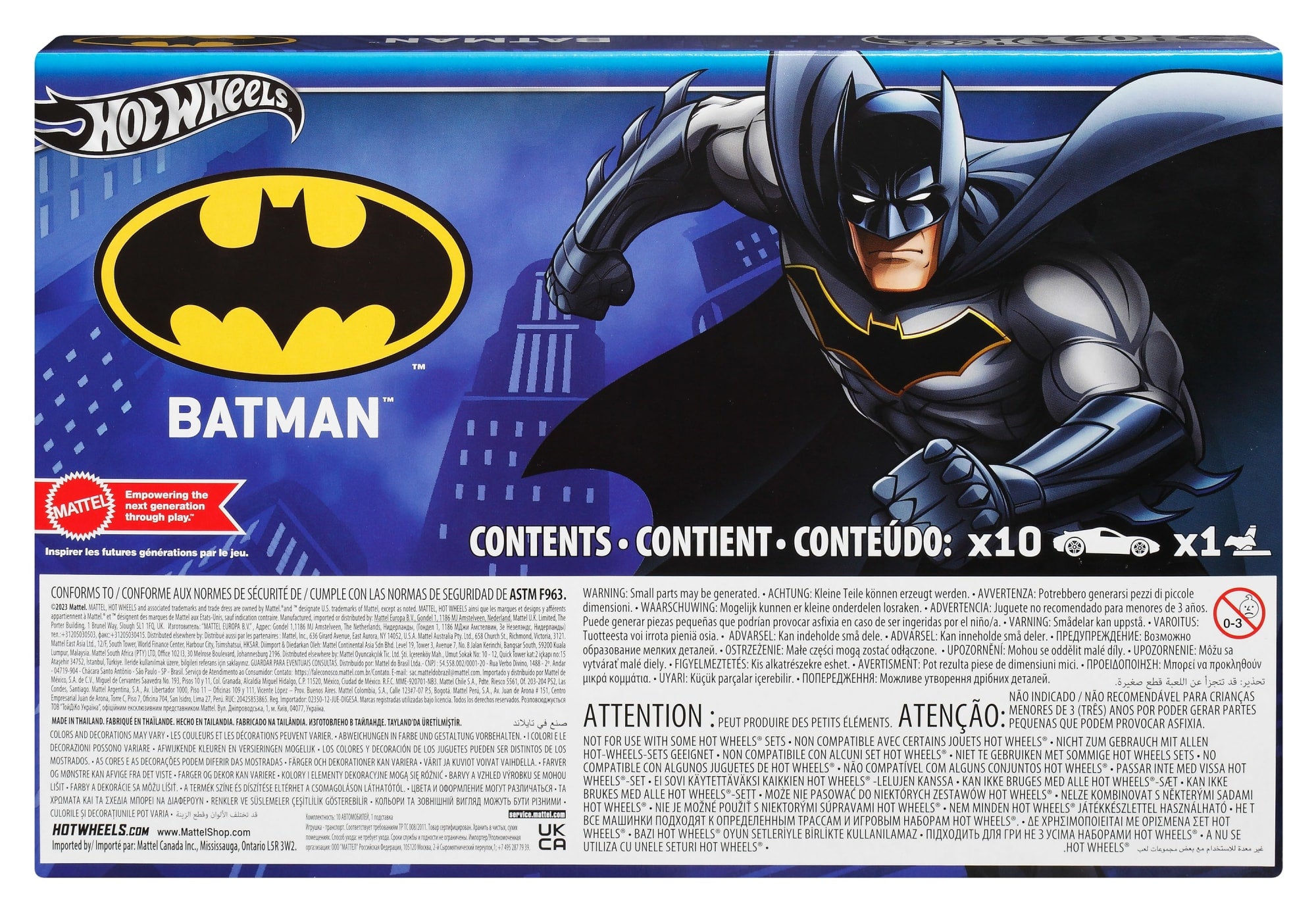 Hot Wheels 1:64 Scale Batman-Themed Toy Vehicles | Mattel