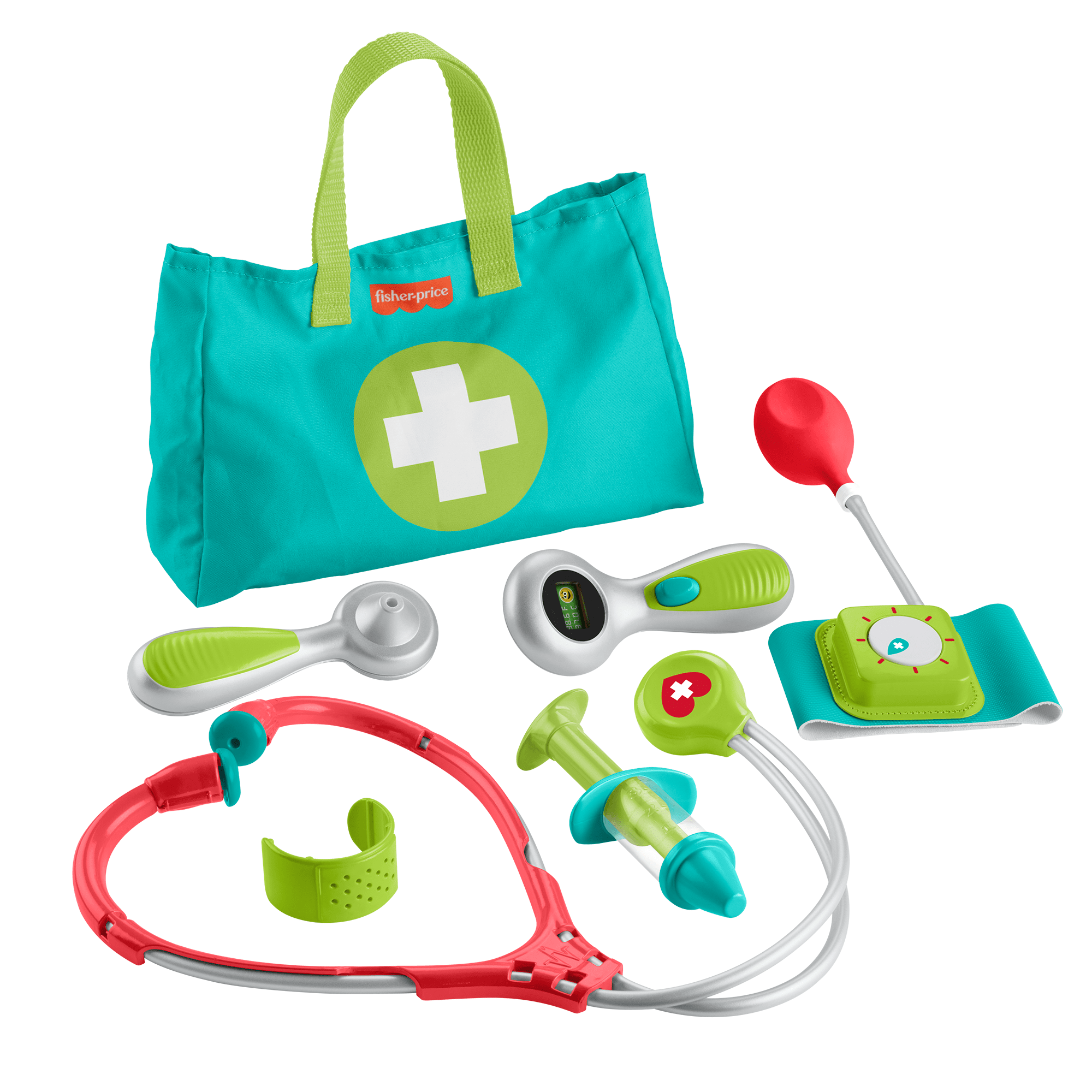 Battat – Kit du Petit Docteur – Tenue de Médecin Enfant avec Accessoires pour Jeu de Rôle – 11 Instruments Médicaux avec Masque & Tunique – Jouet d'Imitation pour Enfant – Dès