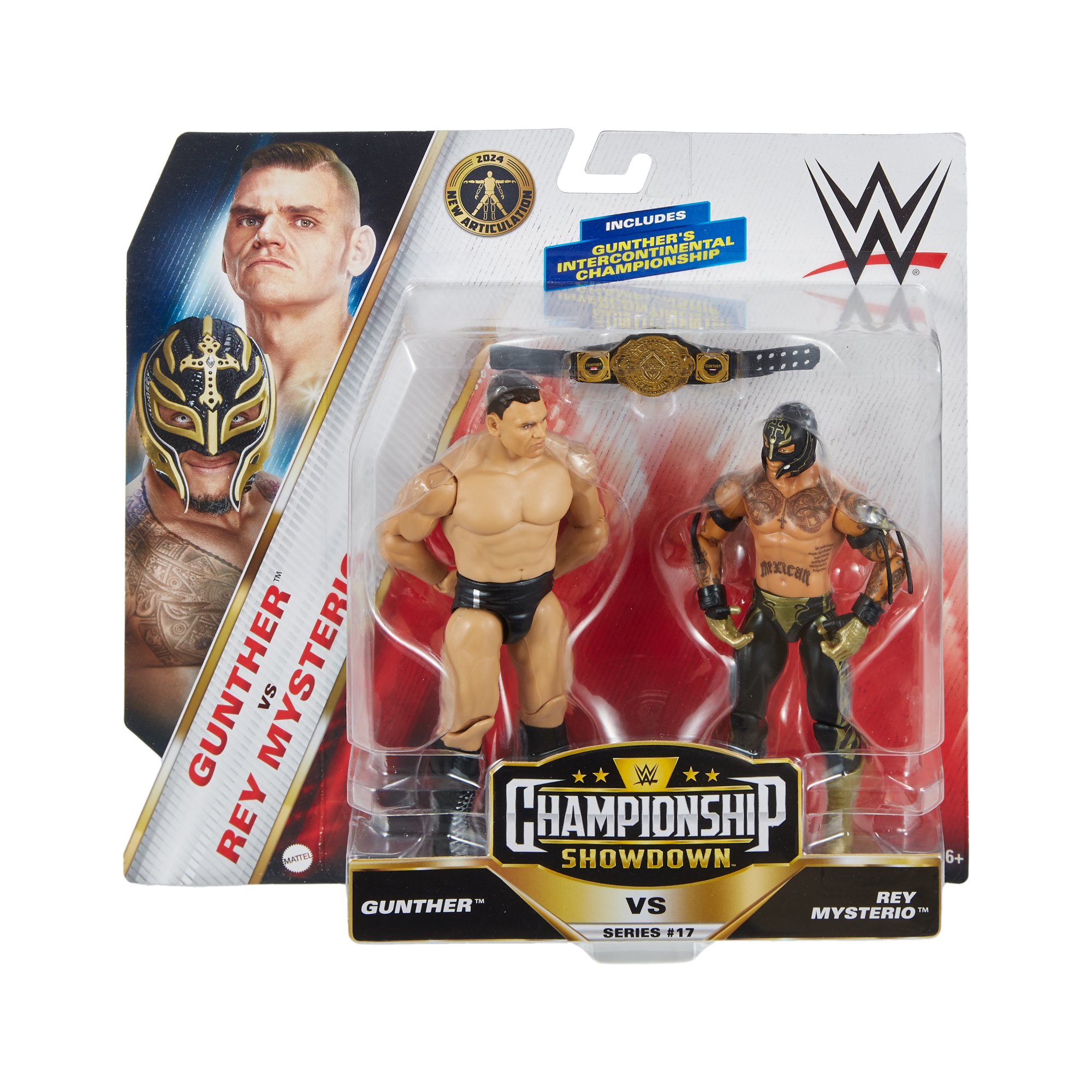 『WWE』MYSTERIO & ORTON & K,ANGLE フィギュア WWE Championship Showdown Rey Mysterio vs Gunther 2-Pack