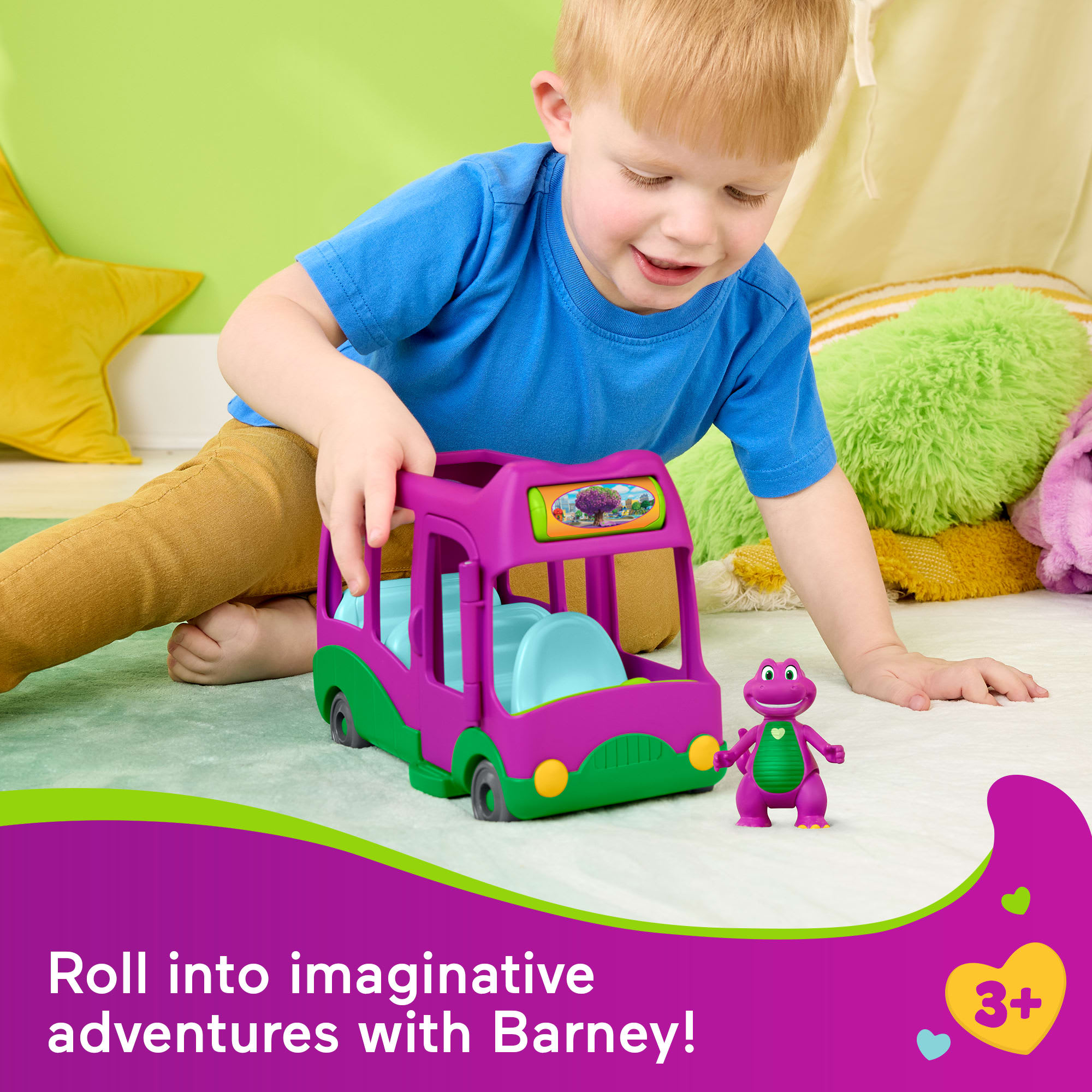 Fisher Price Barney s World Adventure Bus Mattel fisher-price-barney-s-world-adventure-bus-mattel