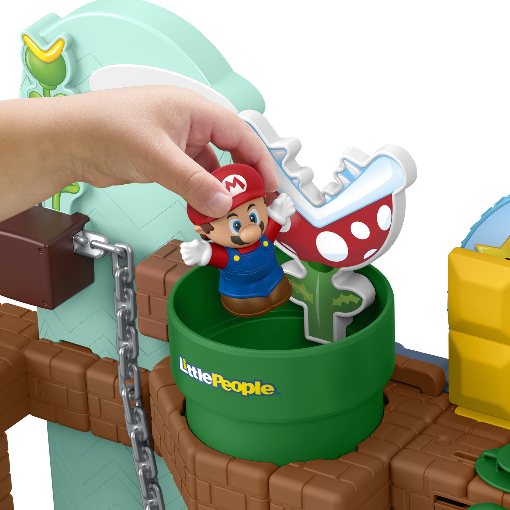 Fisher-Price-Coffret Mon Aventure avec Mario Little People | Mattel