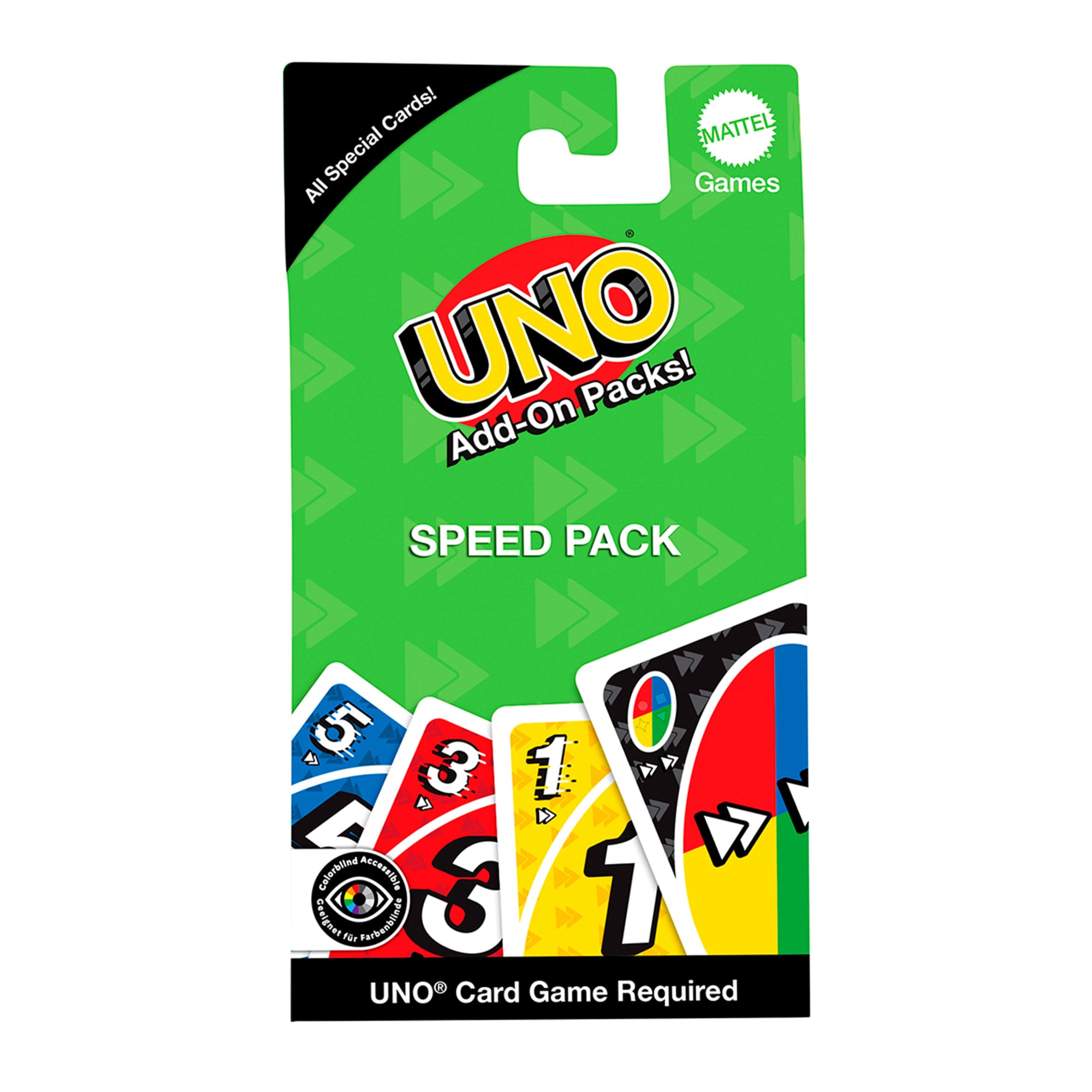 UNO Add-On-Packs Speed Pack Card Game For Kids, Family & Game Nights, Travel, Camping & Parties by FISHER-PRICE INC.