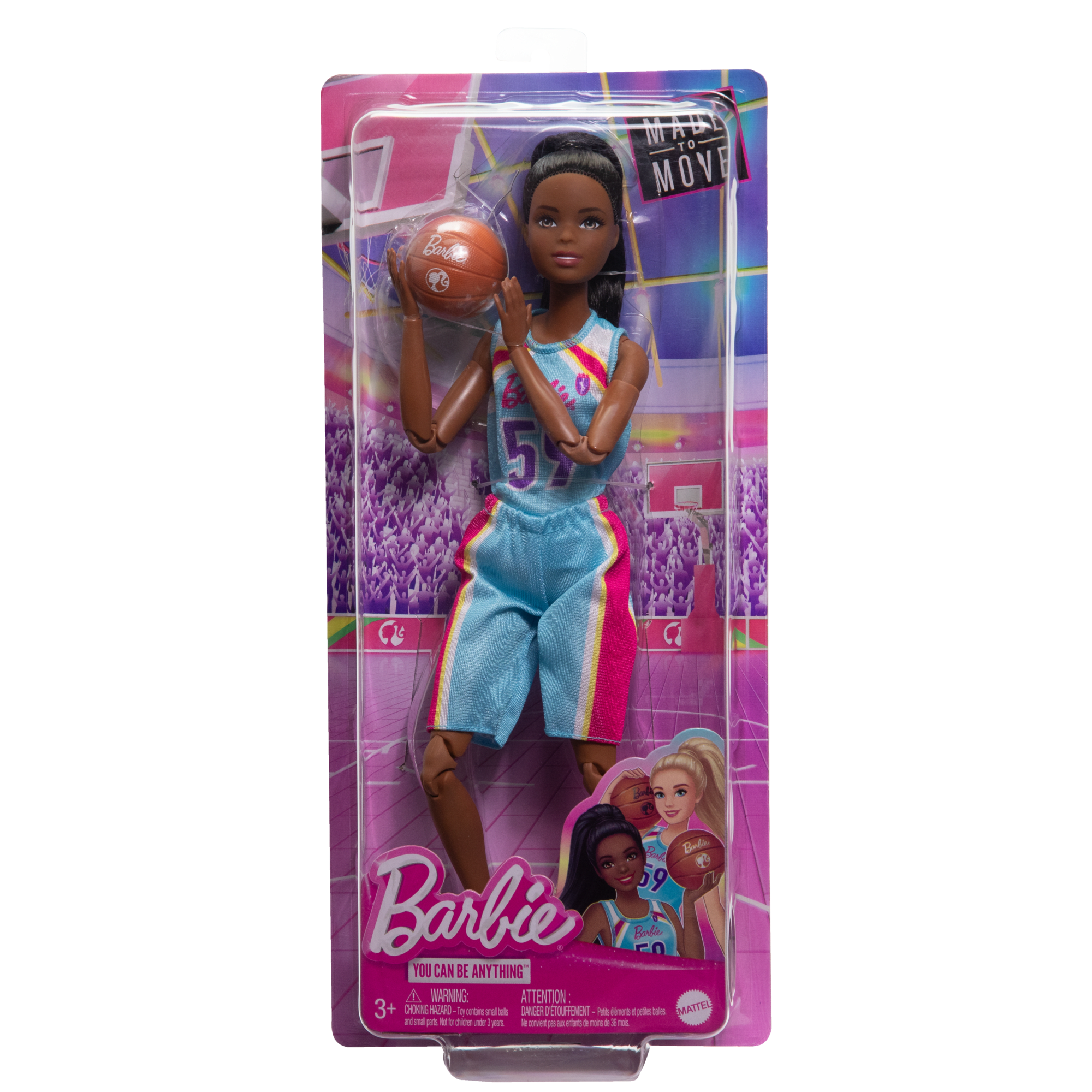 Barbie Made to Move Basketball Doll Mattel