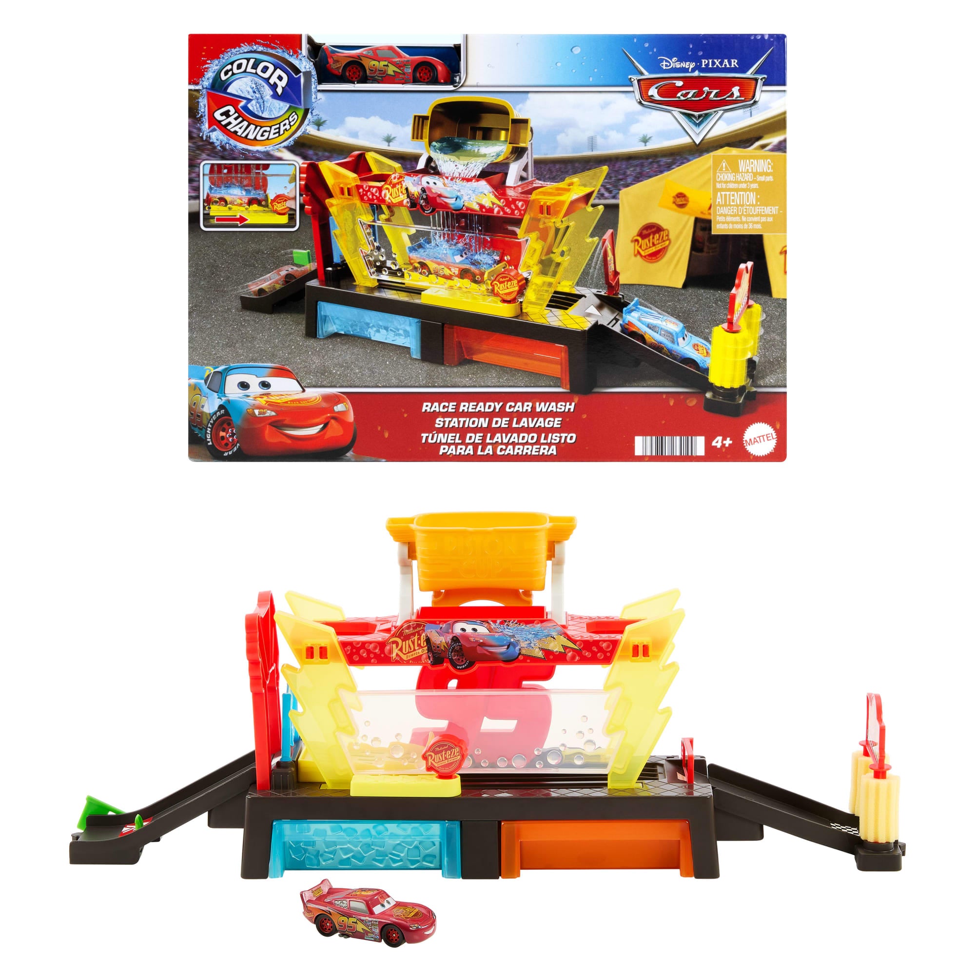 カーズ マテル RACE READY CAR WASH カラーチェンジャー Disney and Pixar Cars Color Changers Race Ready Car Wash