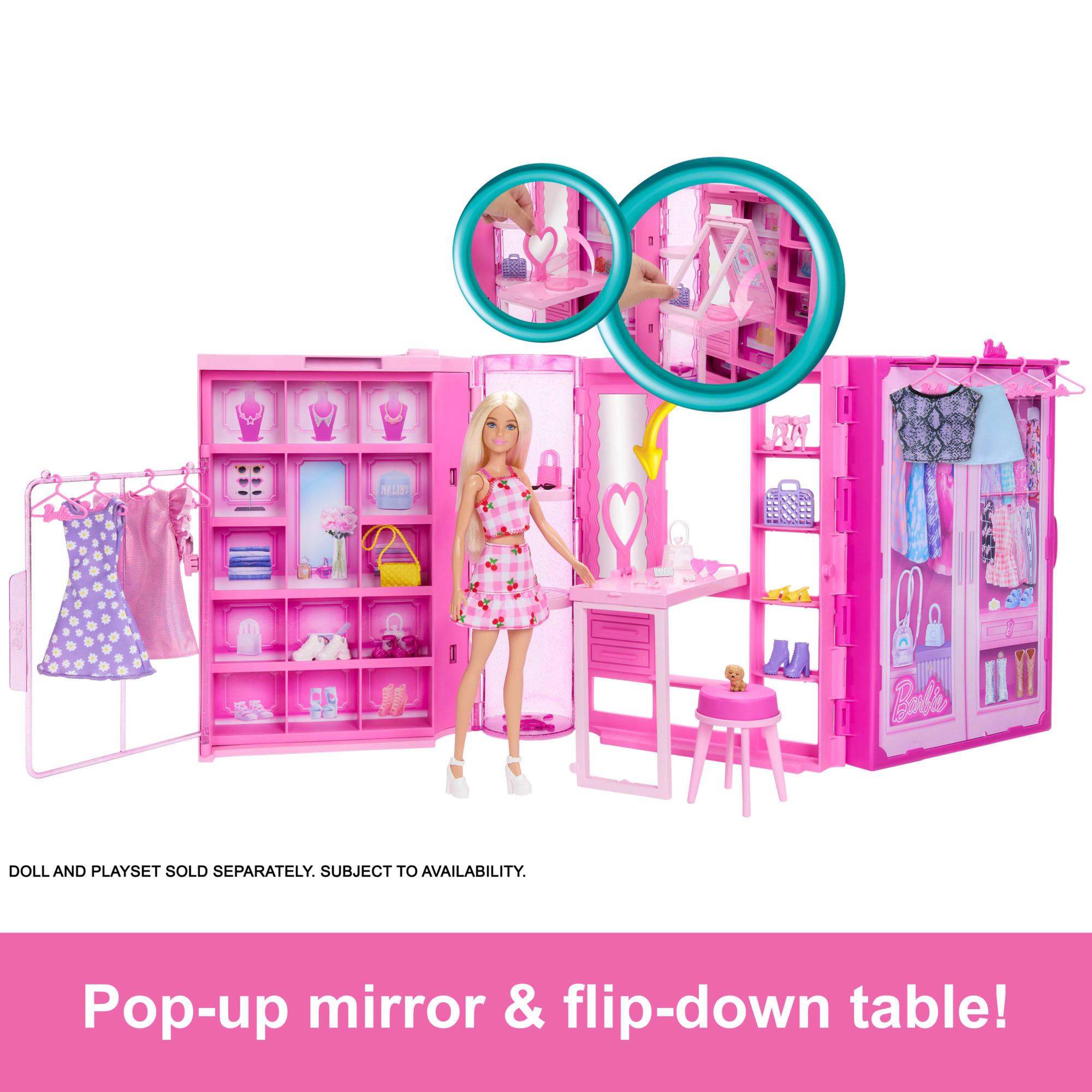Malibu Real Life Barbie Armoire Barbie Dream Closet Playset And