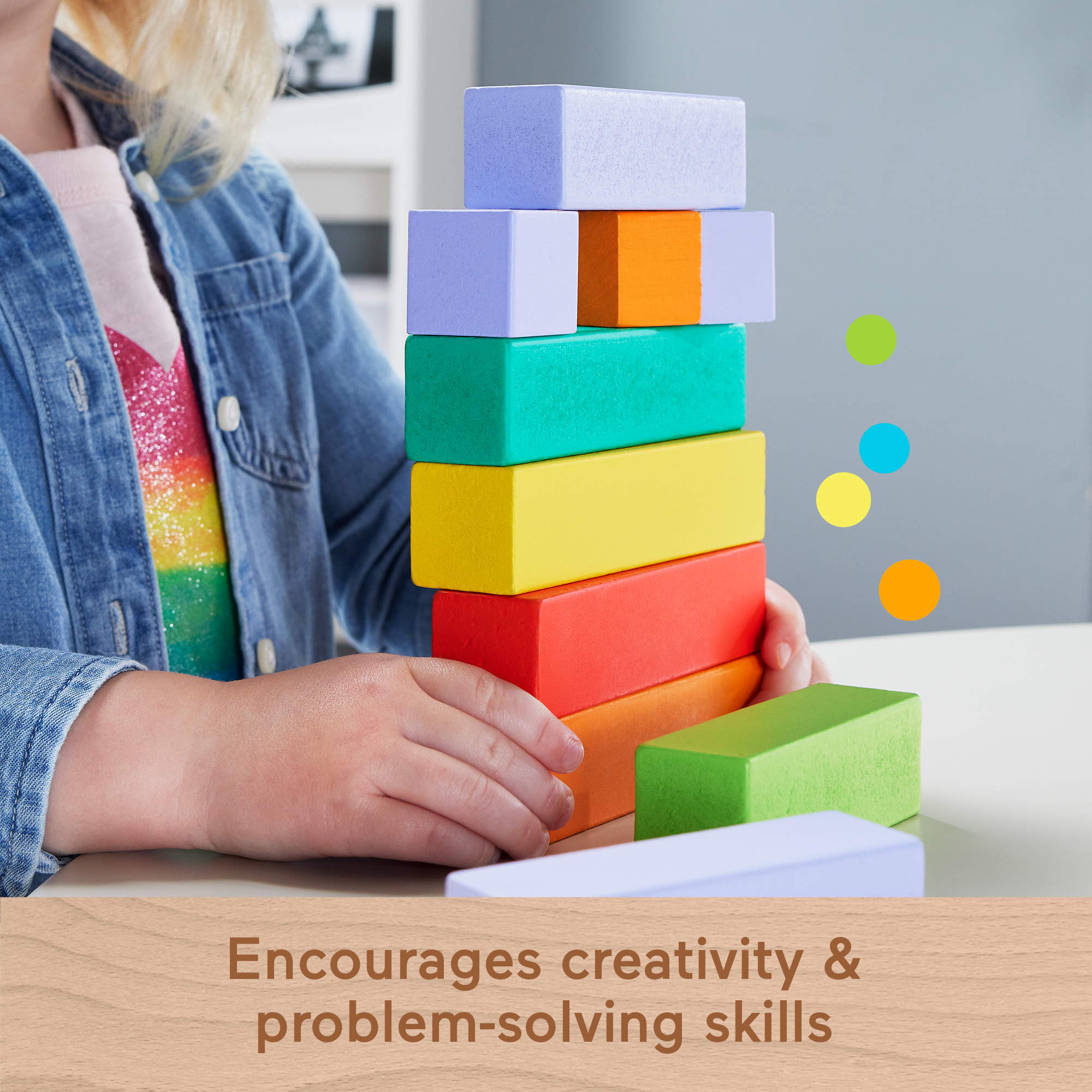 Fisher-Price Wooden Stacking Blocks | Mattel