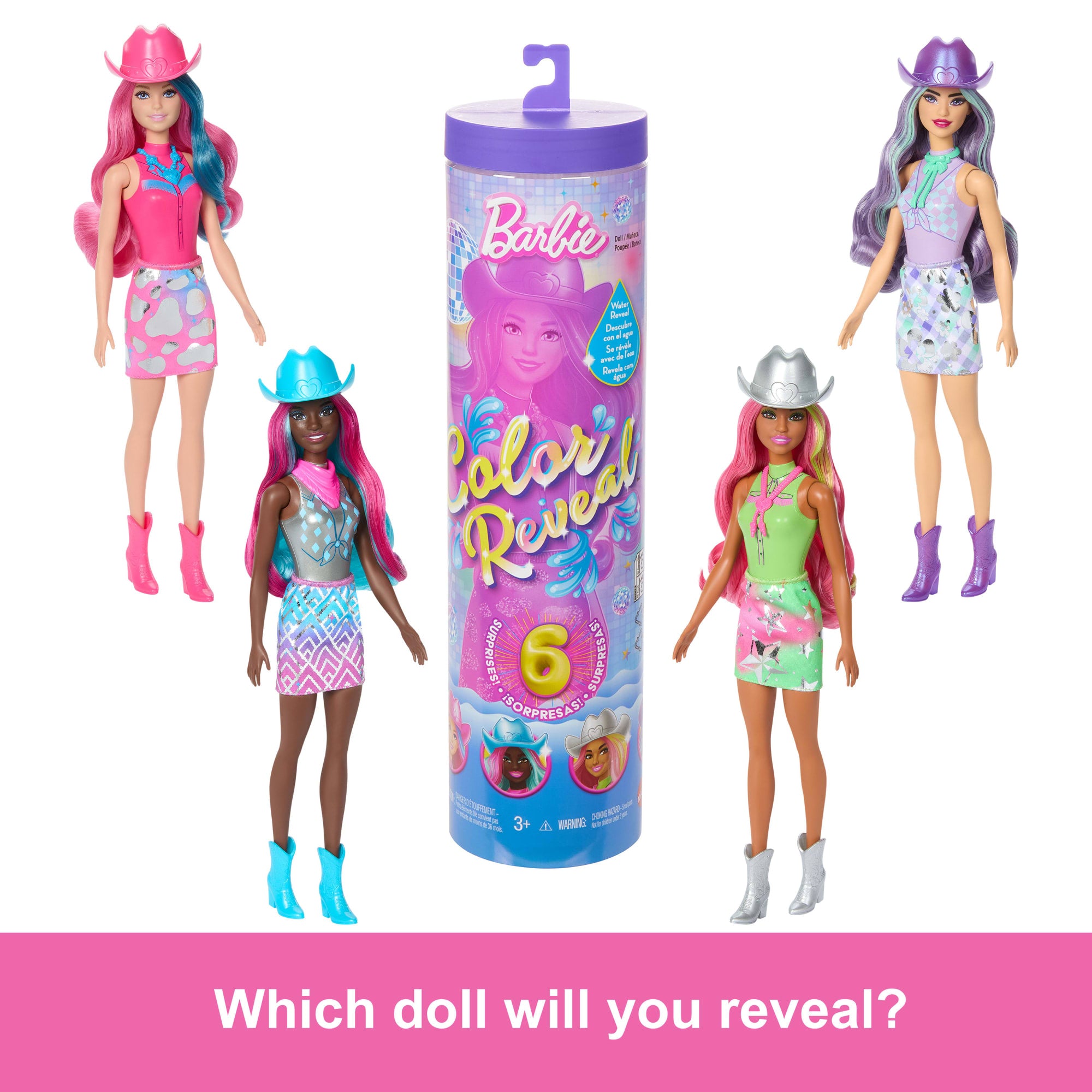 Barbie Color Reveal Disco Star Series Fashion Doll | Mattel