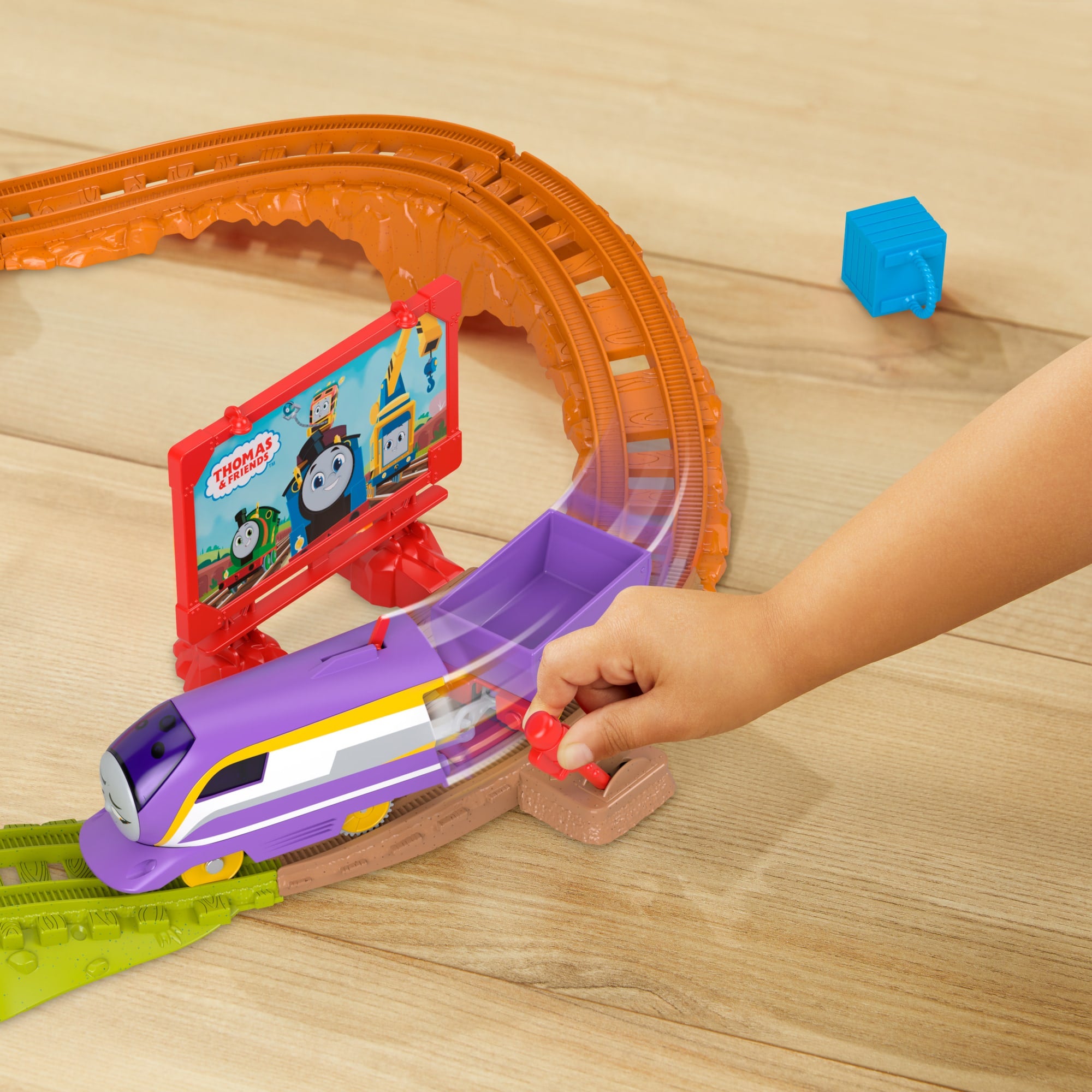 Thomas et ses amis Coffret Aventures Boueuses, Thomas motorisé | Mattel