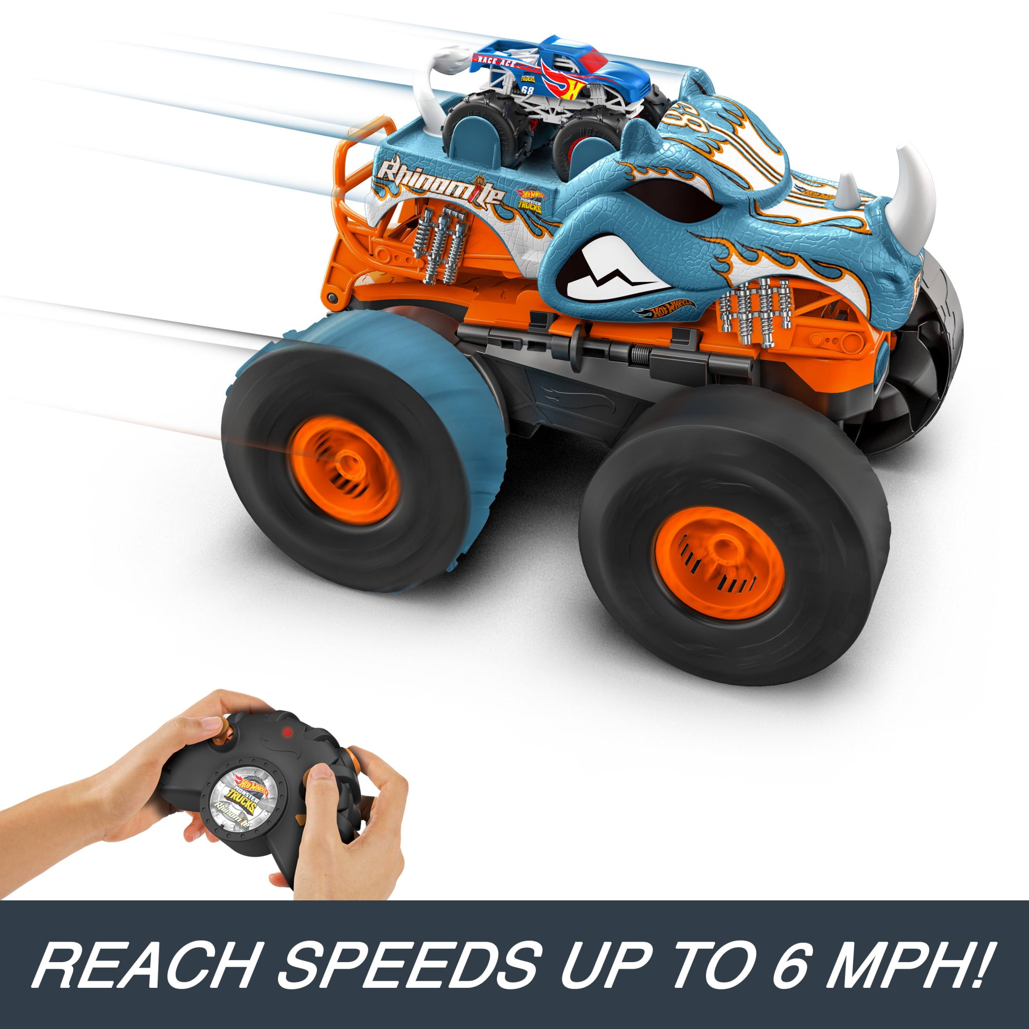 HOT WHEELS® Monster Trucks HW TRANSFORMING RHINOMITE RC