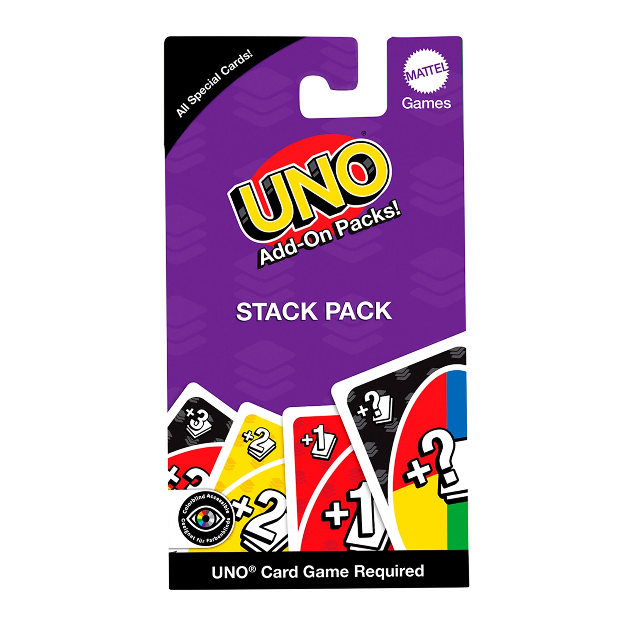 UNO Add-On-Packs Stack Pack Card Game For Kids, Family & Game Nights, Travel, Camping & Parties by FISHER-PRICE INC.