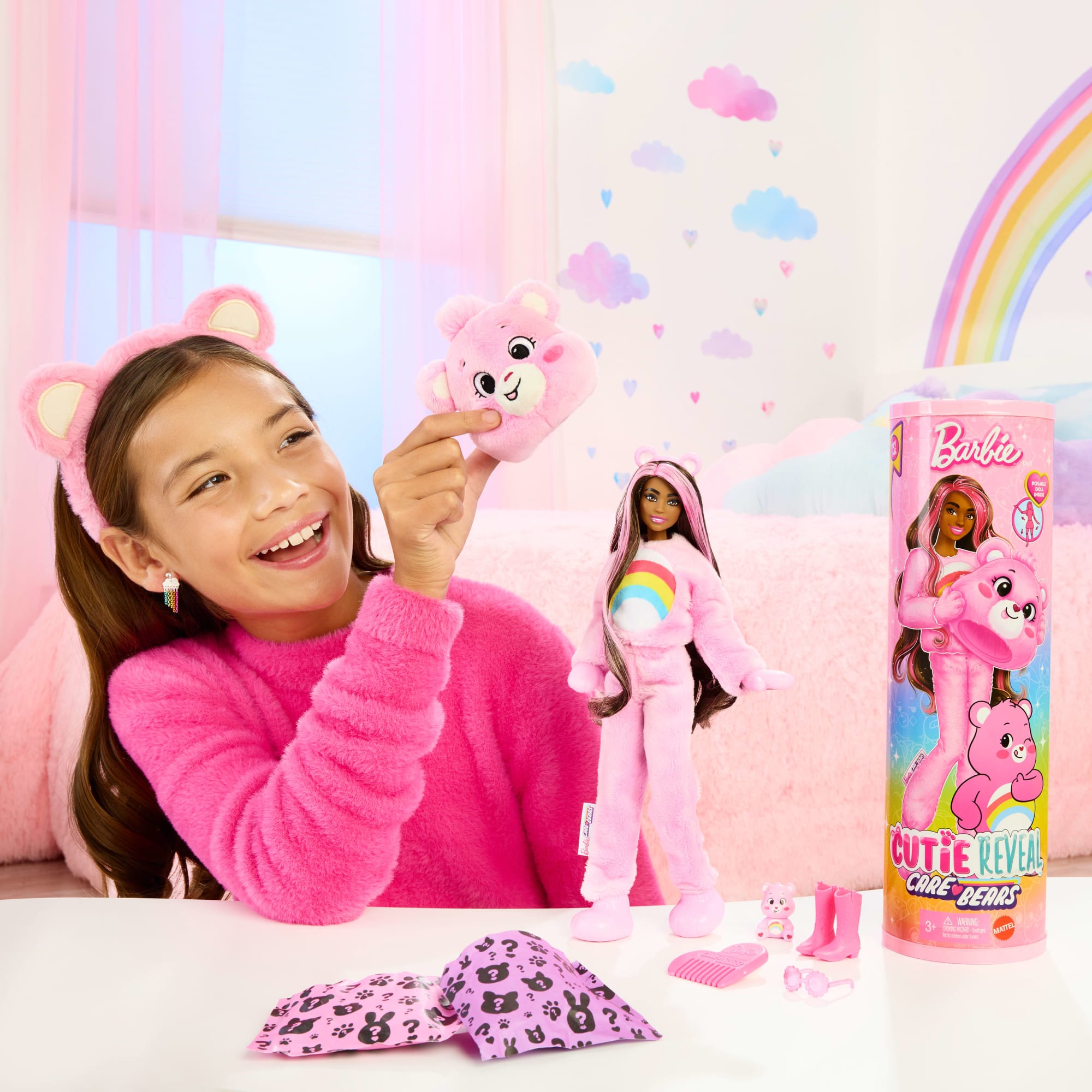 Care Bears Barbie Cutie Reveal Doll Mattel