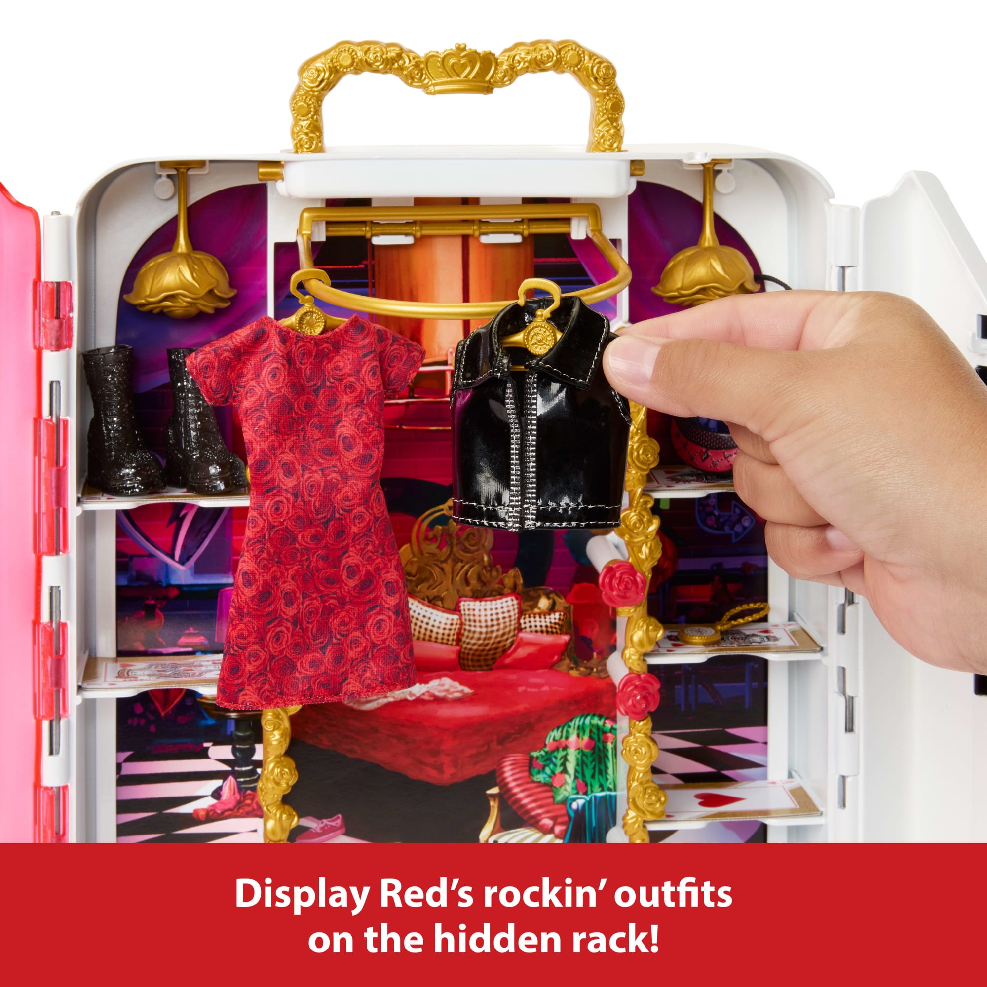 Descendants Rise Compact Disney Descendants: The Rise of Red, Red's Rise & Rebel Closet | Mattel