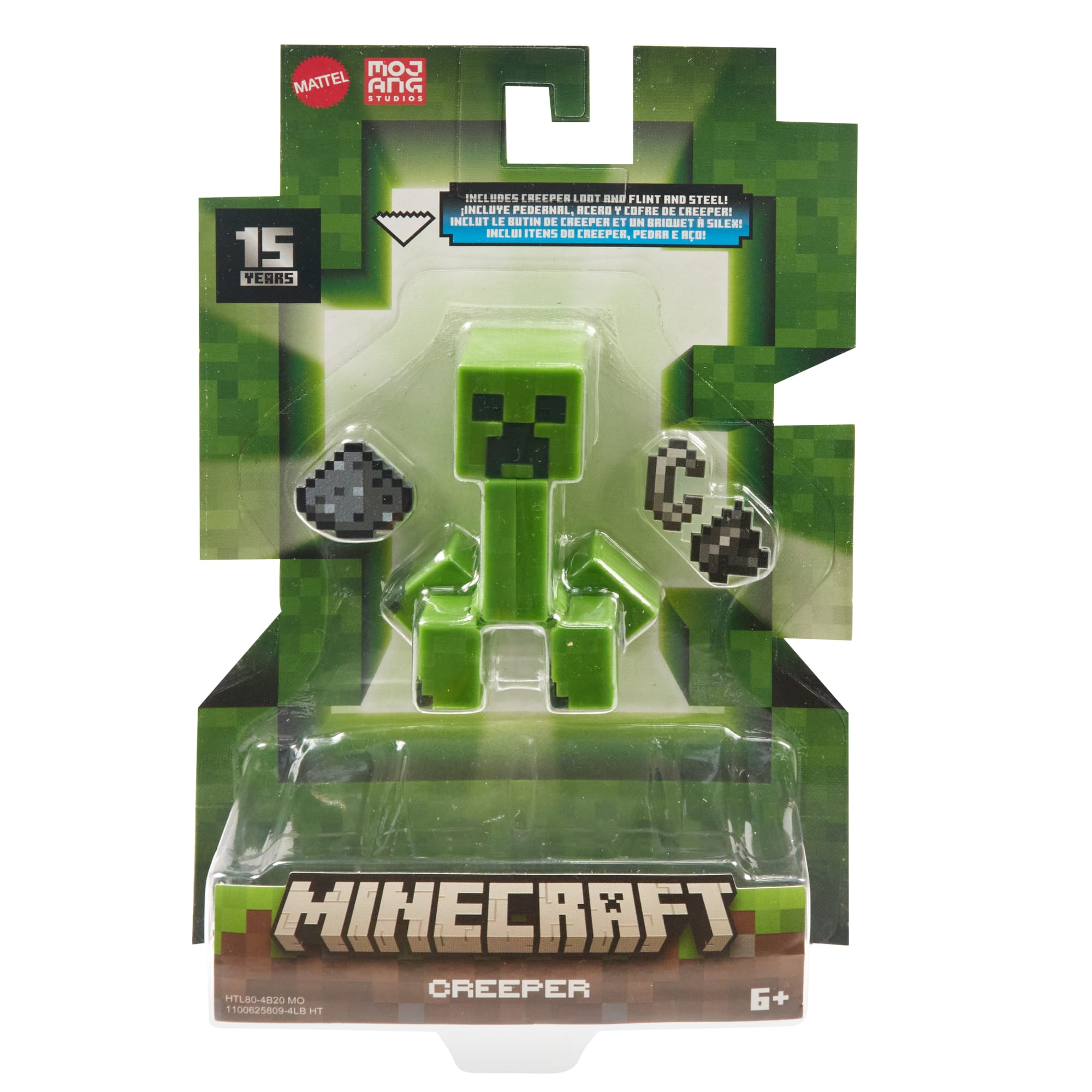 MINECRAFT 3.25' CORE FIGURE Creeper | Mattel MINECRAFT 3.25' CORE FIGURE Creeper | Mattel
