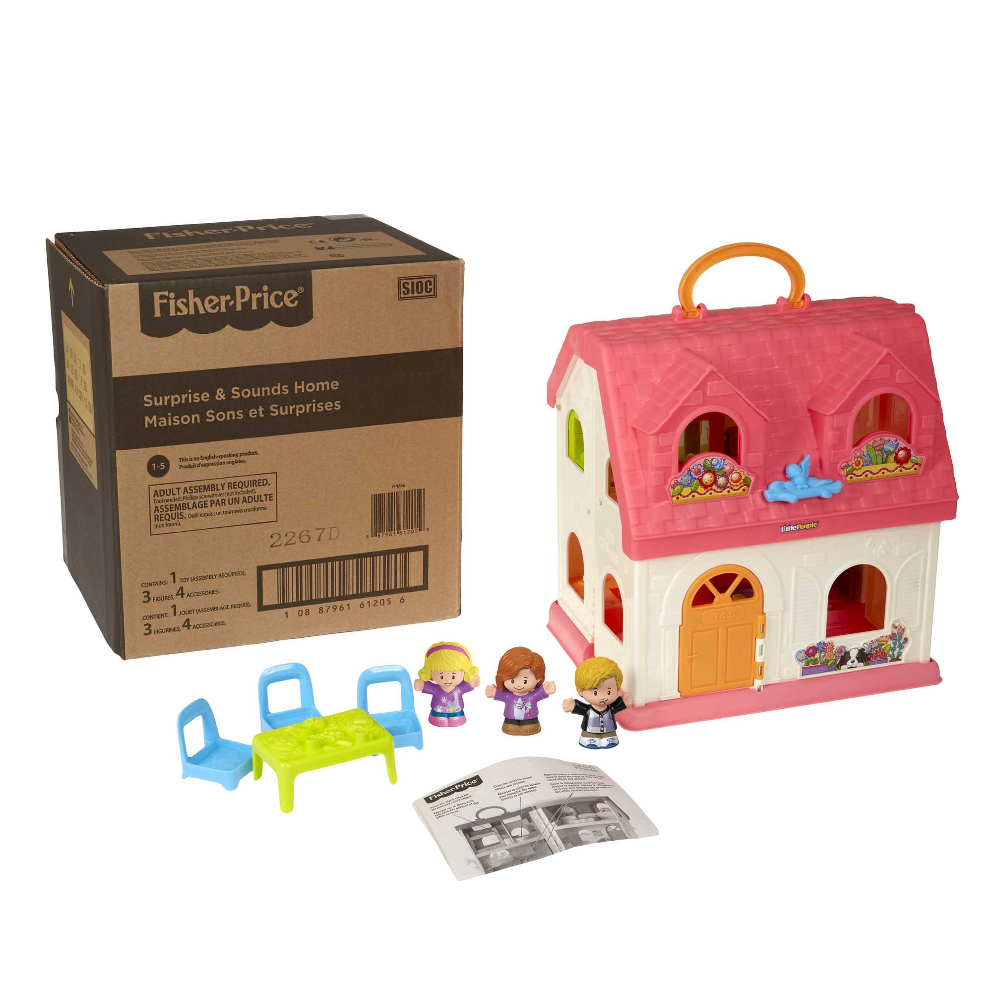 Fisher-Price Little People Surprise & Sounds  by Fisher-Price [並行輸入品] Fisher-Price Little People Surprise & Sounds Home | Mattel