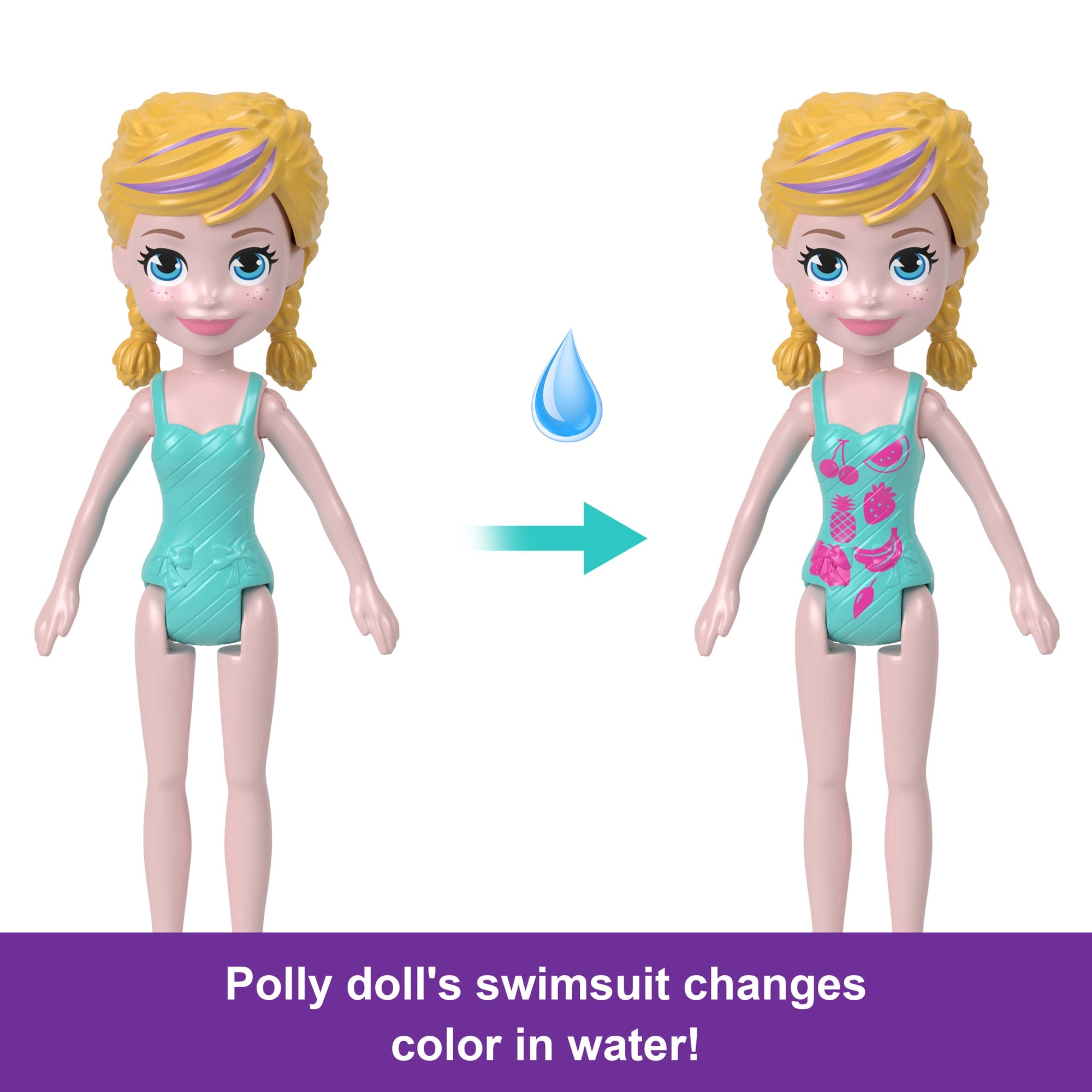 POLLY POCKET UNICORN DREAM CRUISE Playset Mattel