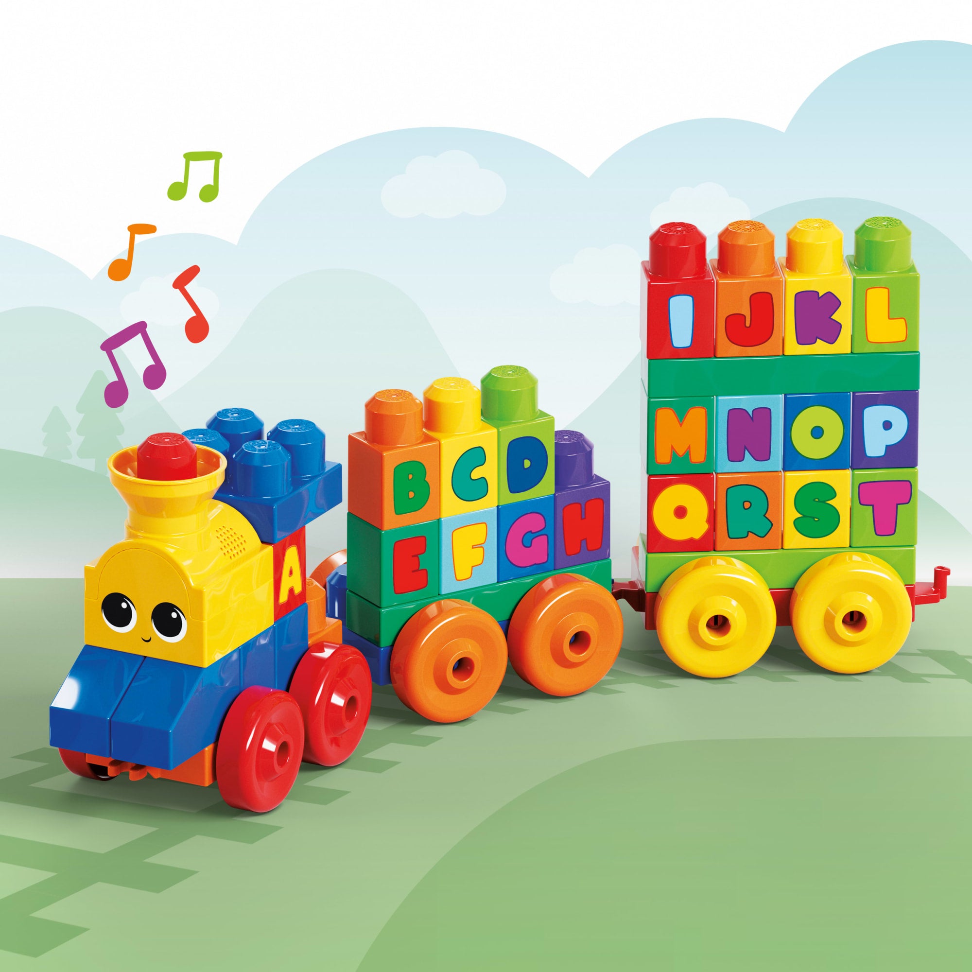 Mega Bloks ABC Musical Train | Mattel