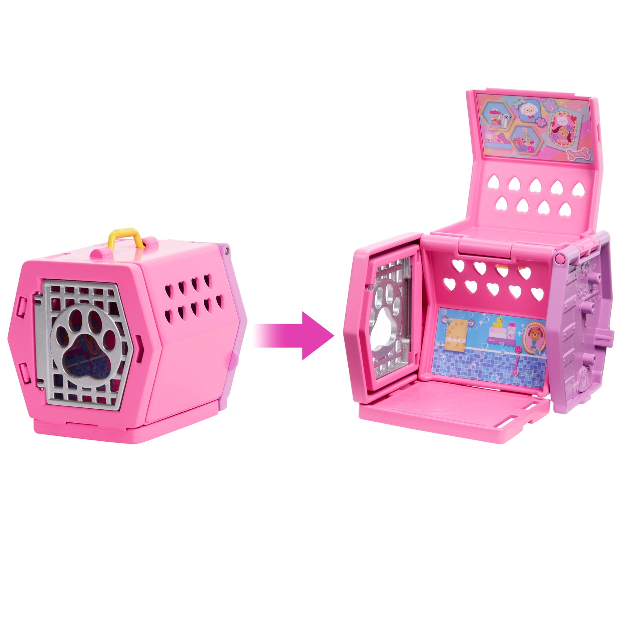 Barbie Chelsea Fiesta Cumpleaños Sorpresa - Muñeca Con Casita Transformable Y Accesorios Para Niños Y Niñas