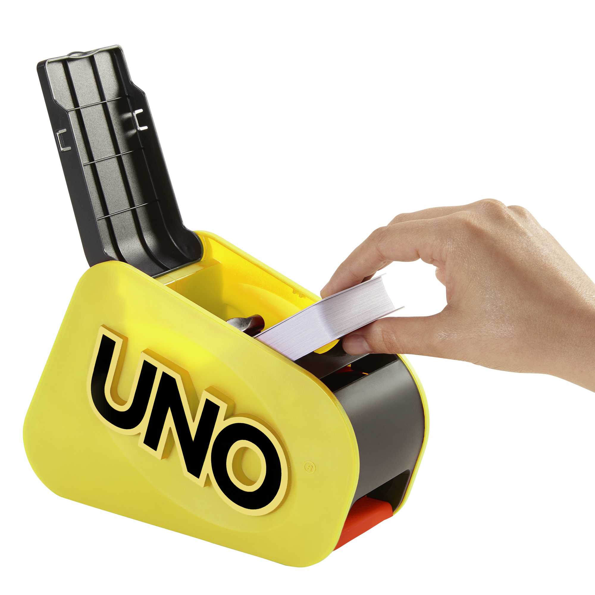 Uno Gun UNO Attack MEGA Hit Card Game with Card Launcher | Mattel