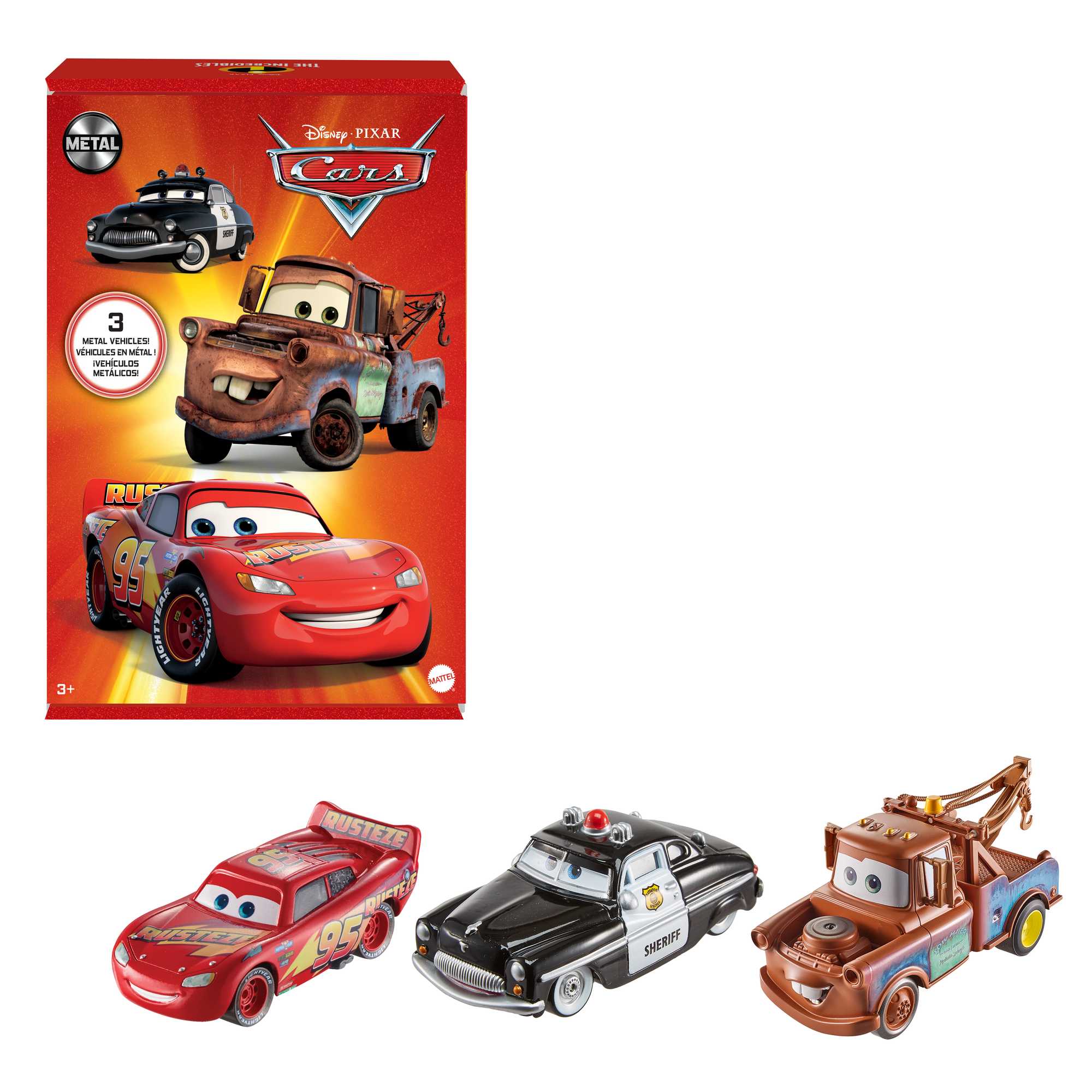 Disney Cars Die-Cast 3-Pack, Radiator Springs (Frustration