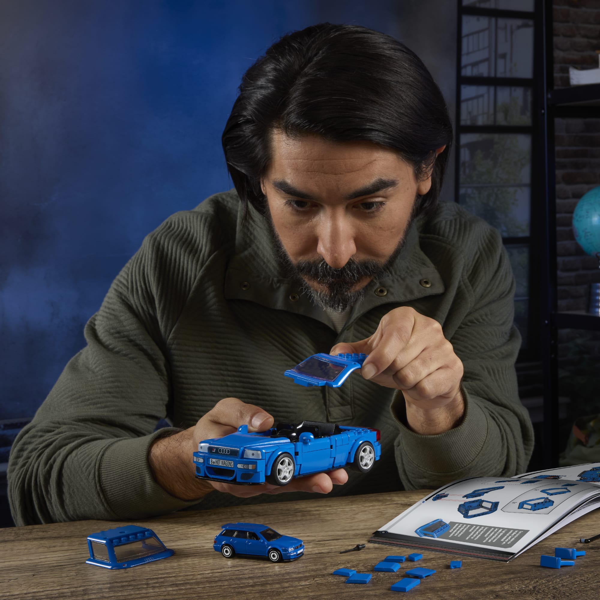 Mattel Brick Shop Hot Wheels Audi Avant RS2 | Mattel