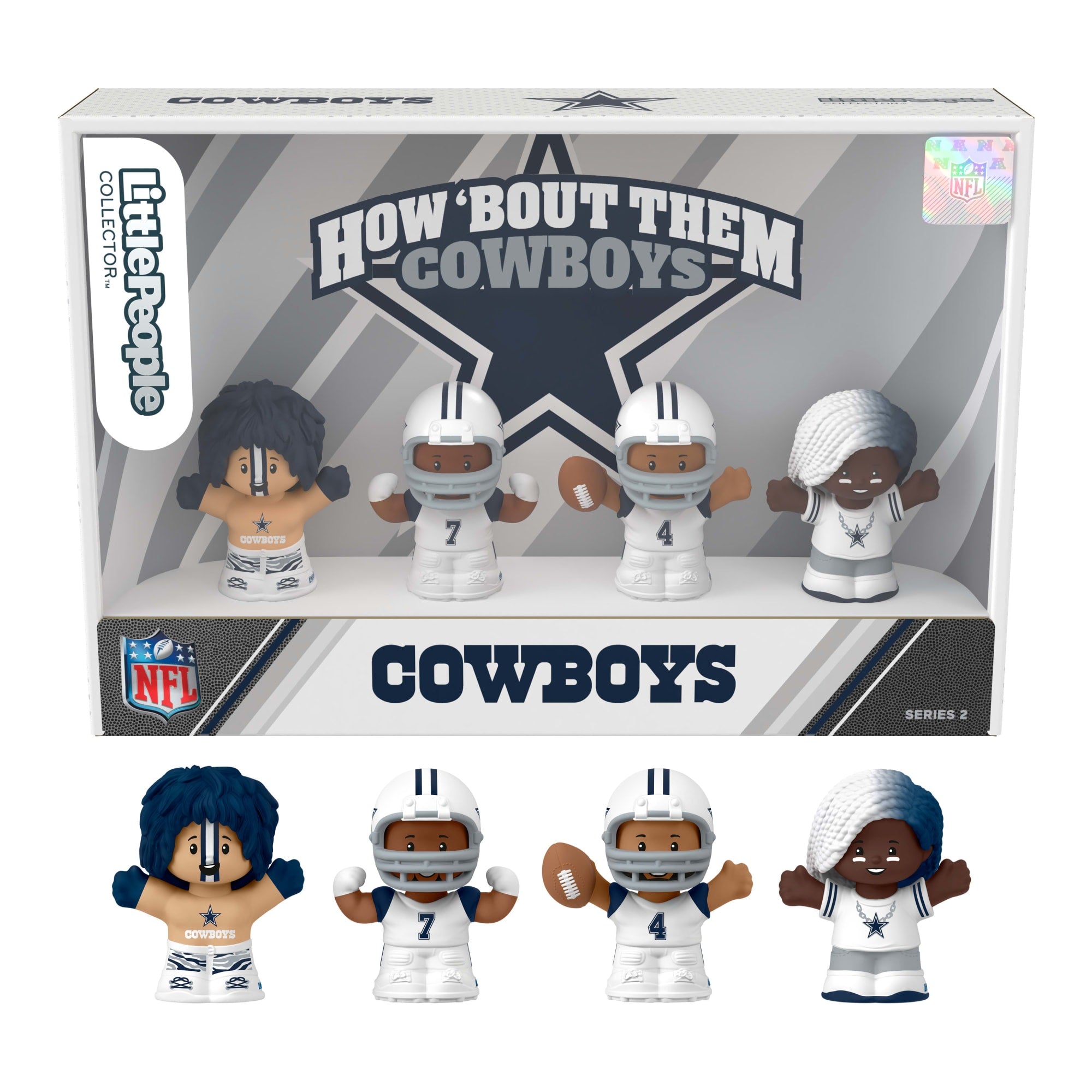 Little People Collector Dallas Cowboys Officially Licensed NFL Special Edition Figure Set, Series 2 by Mattel, Inc.