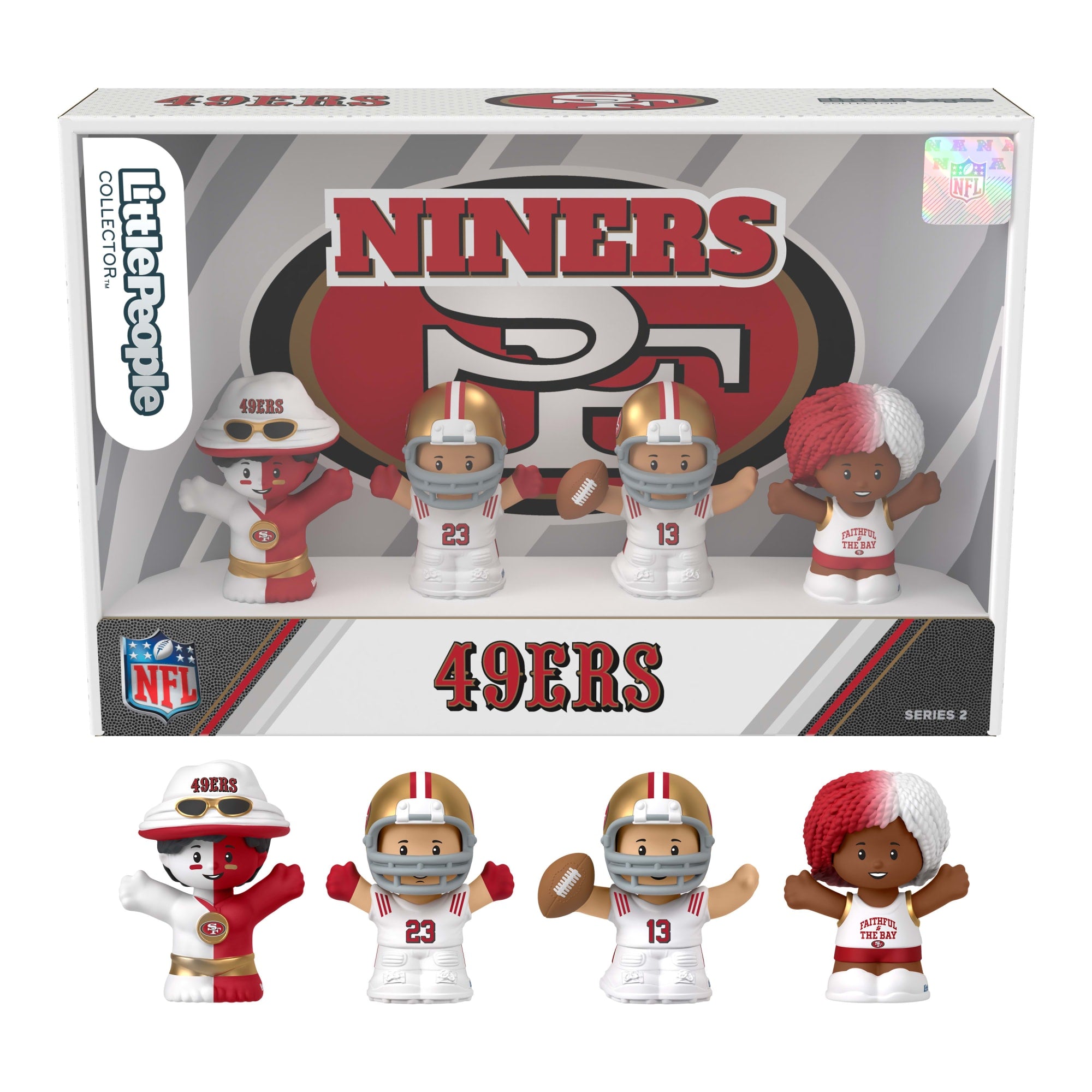 Little People Collector San Francisco 49Ers Officially Licensed NFL Special Edition Set, Series 2 by Mattel, Inc.