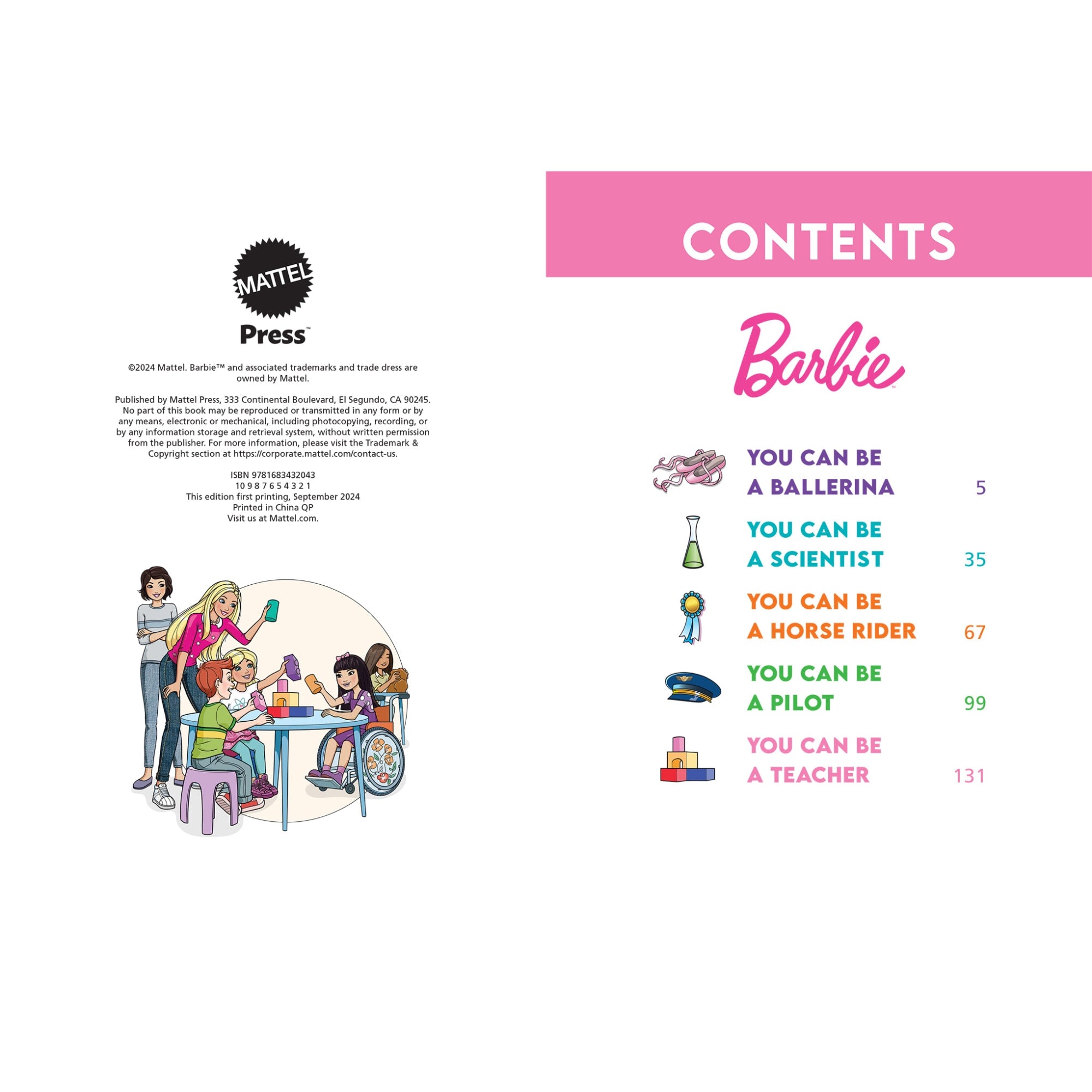 Barbie: You Can Be 5 Minute Storybook Collection (Ages 3 - 7) | Mattel