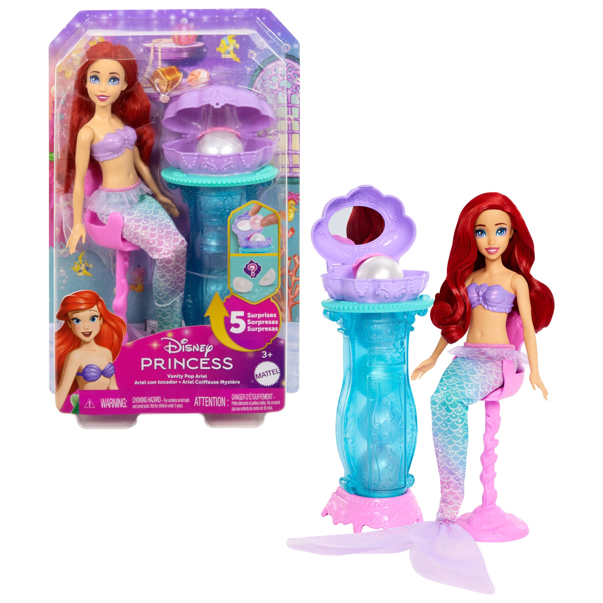 Disney Princess Vanity Pop Ariel Doll Accessory Mattel