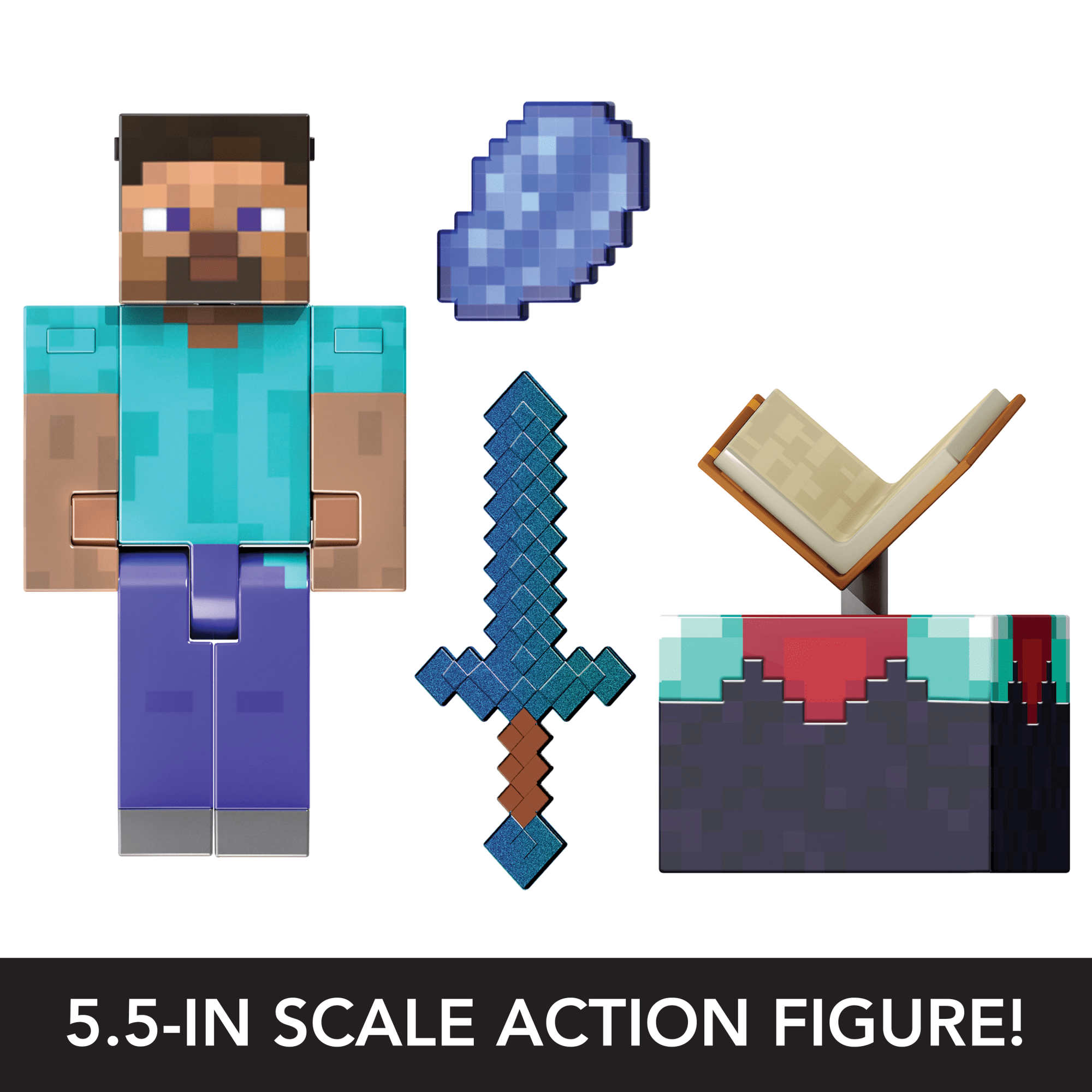MINECRAFT DIAMOND LEVEL Steve | Mattel