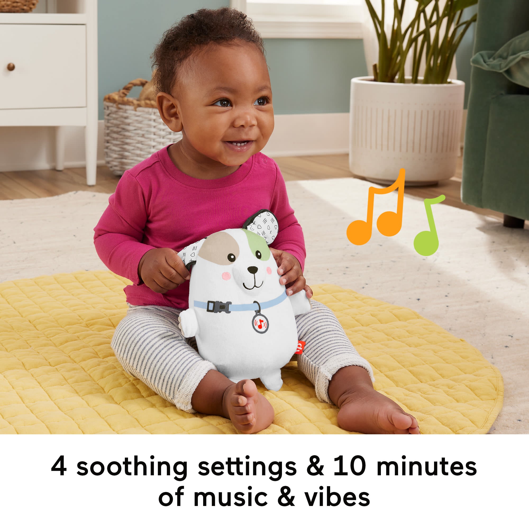 Fisher-Price Calming Vibes Puppy Soother | Mattel