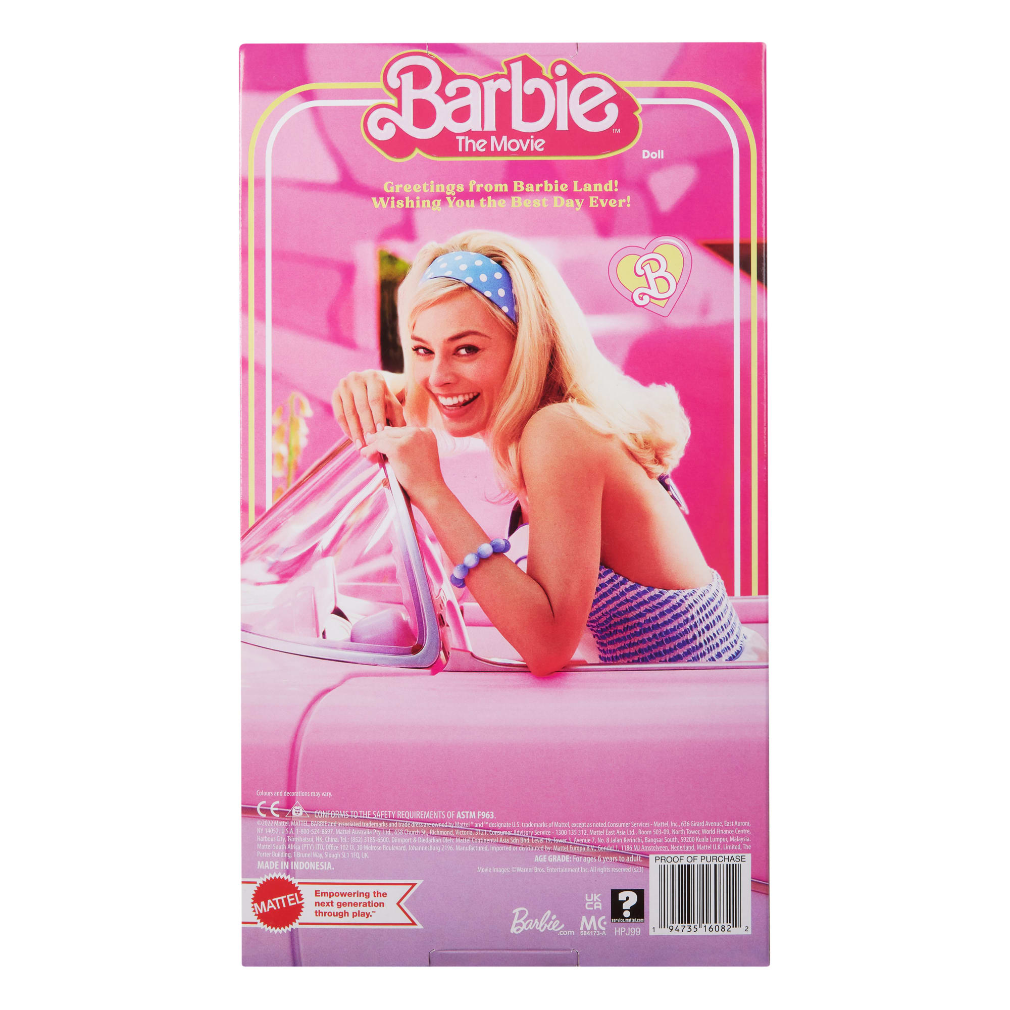Barbie Le Film-Poupée Barbie à collectionner, combinaison disco dorée |  Mattel