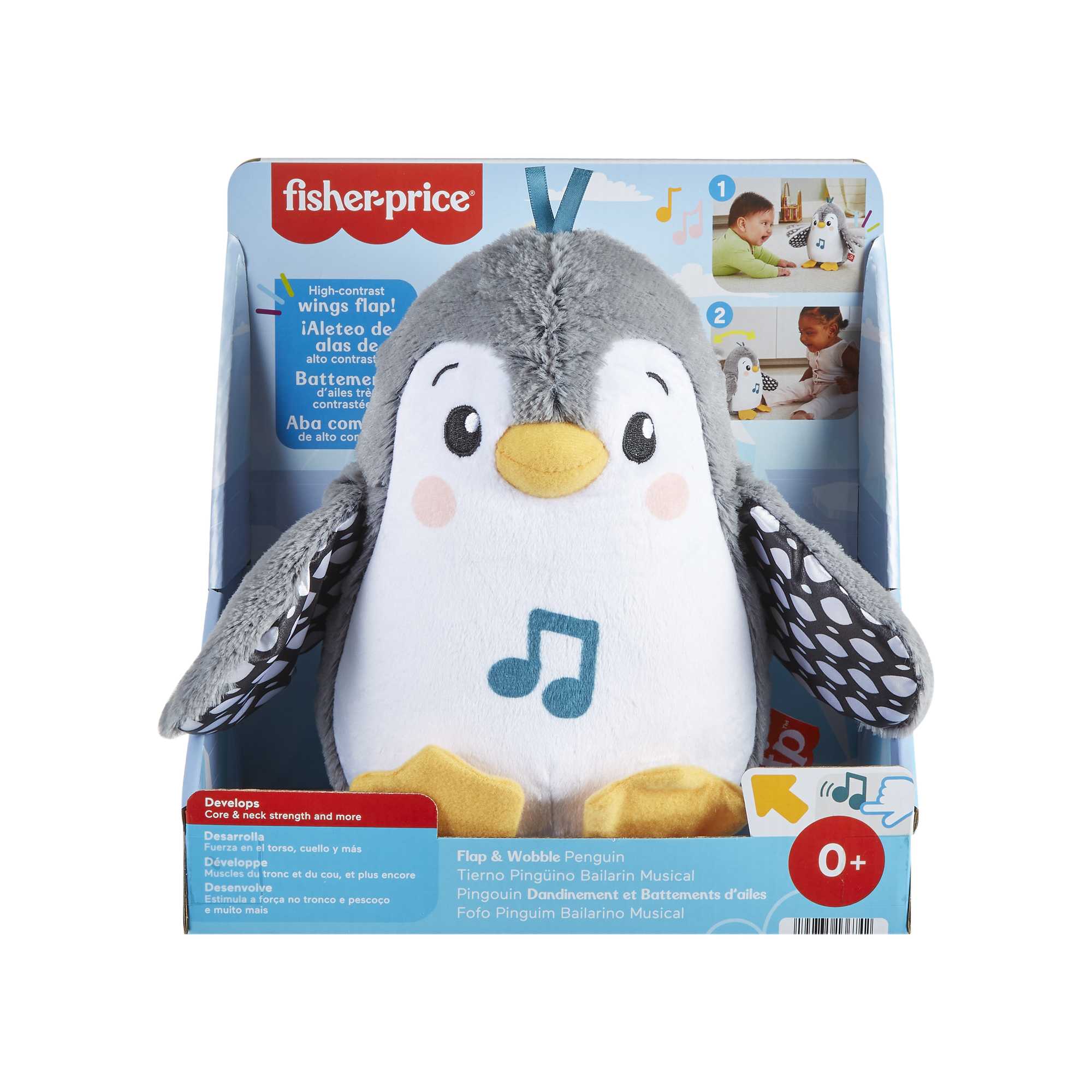 Mattel Fisher-Price Muñeca Rubia Sonajero Con Mordedor Arcoíris, Juguete Bebé +6 Meses HXK44