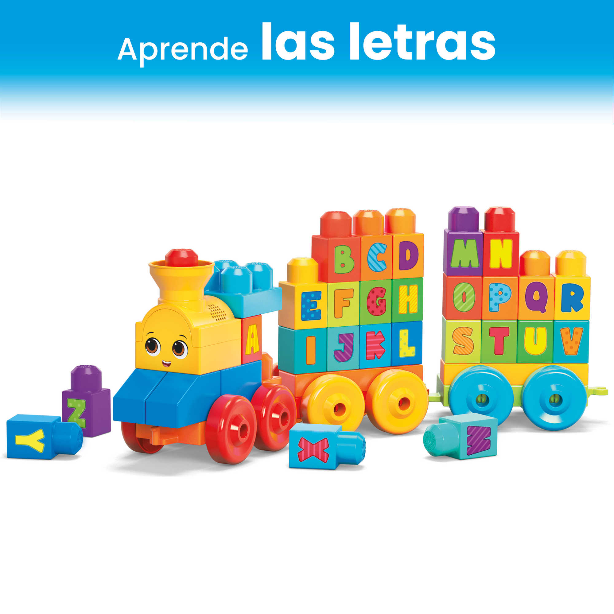 Fisher price mega bloks abc learning train hotsell