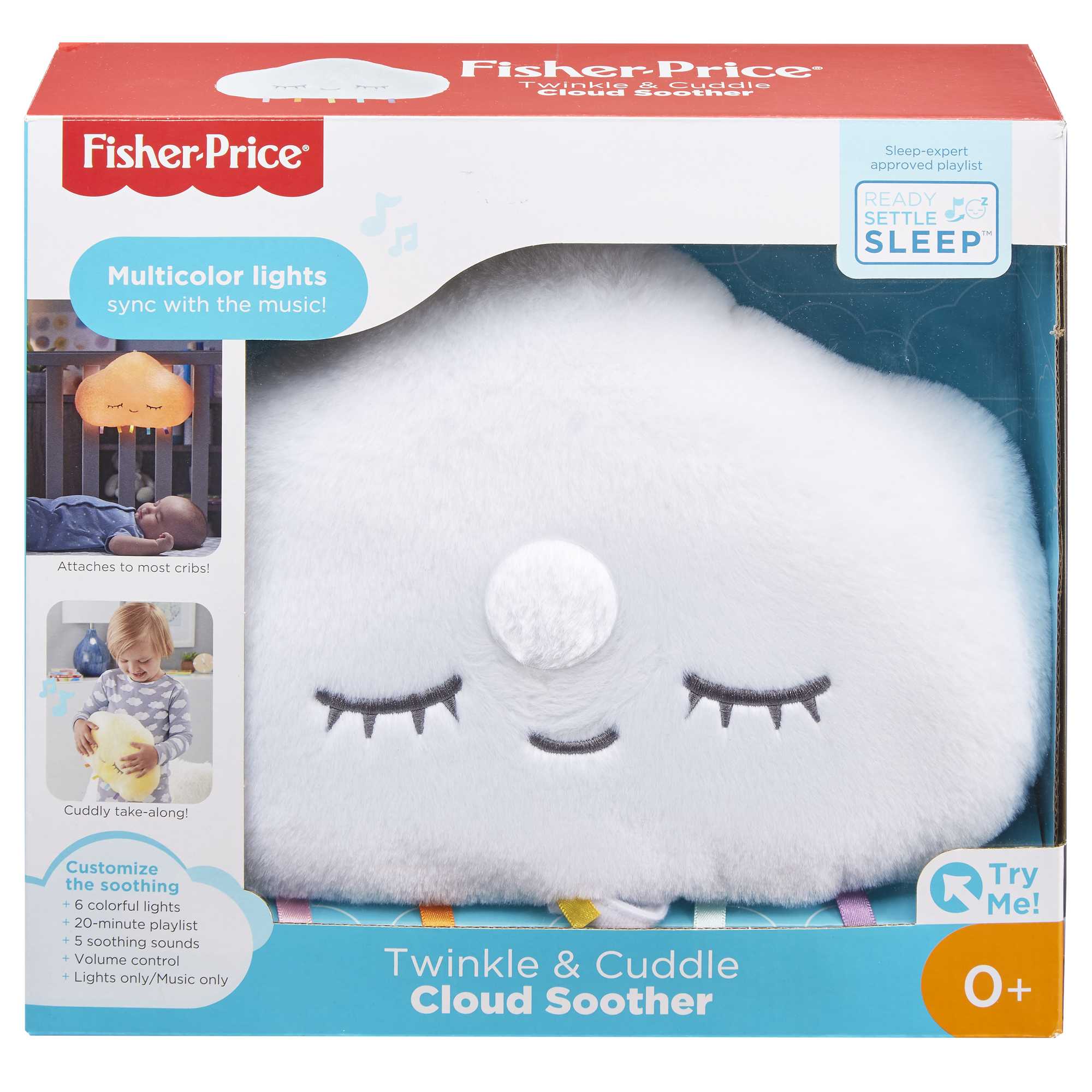 Fisher-Price Twinkle & Cuddle Cloud Soother | Mattel