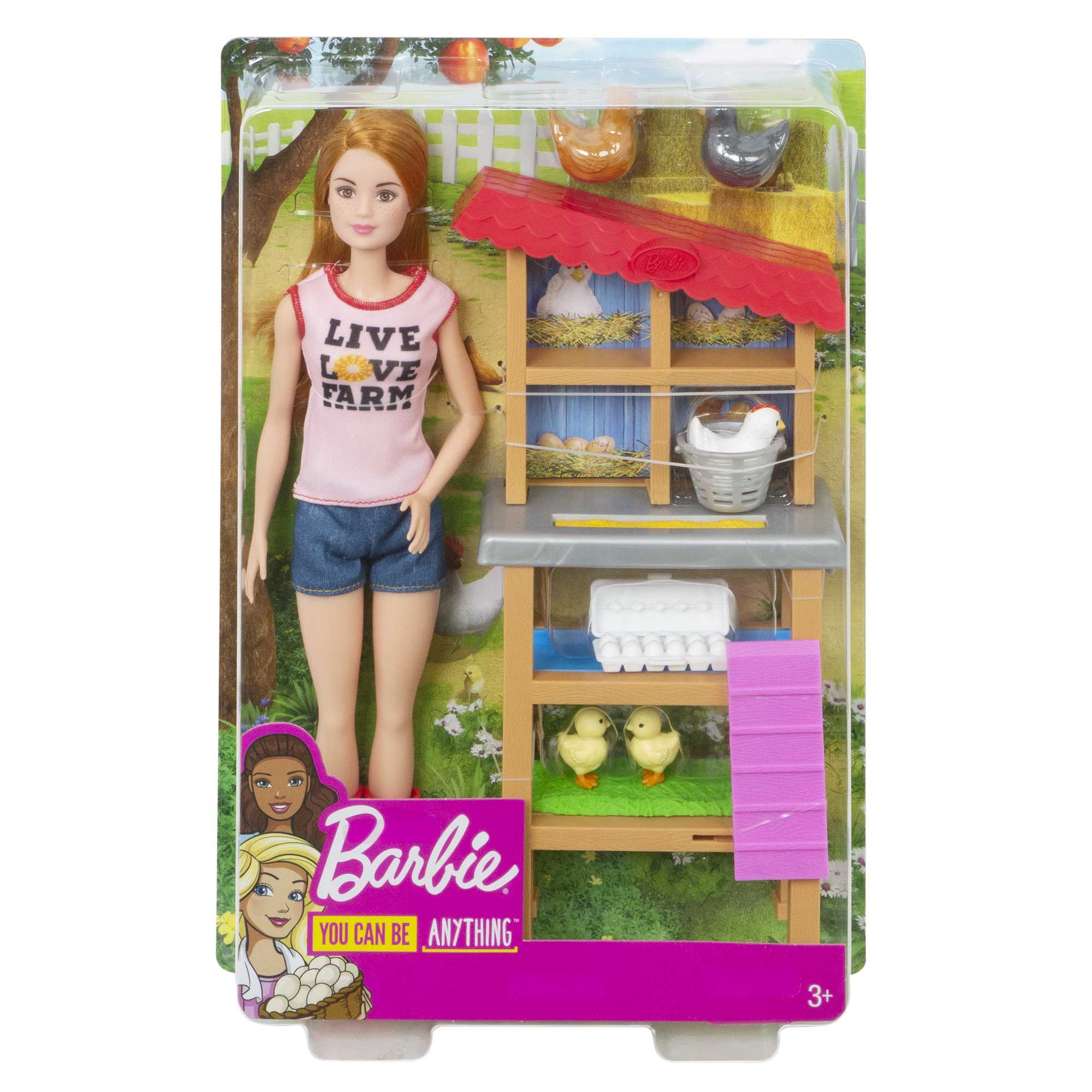 Barbie Chicken Farmer Doll & Playset | Mattel