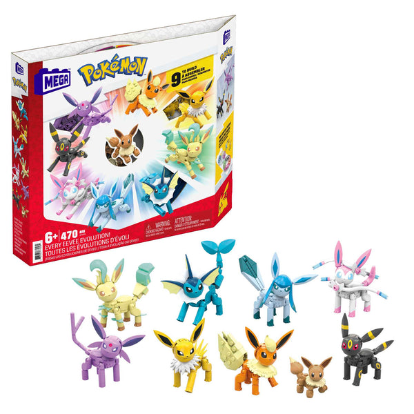 MEGA Pokémon Every Eevee Evolution | Mattel