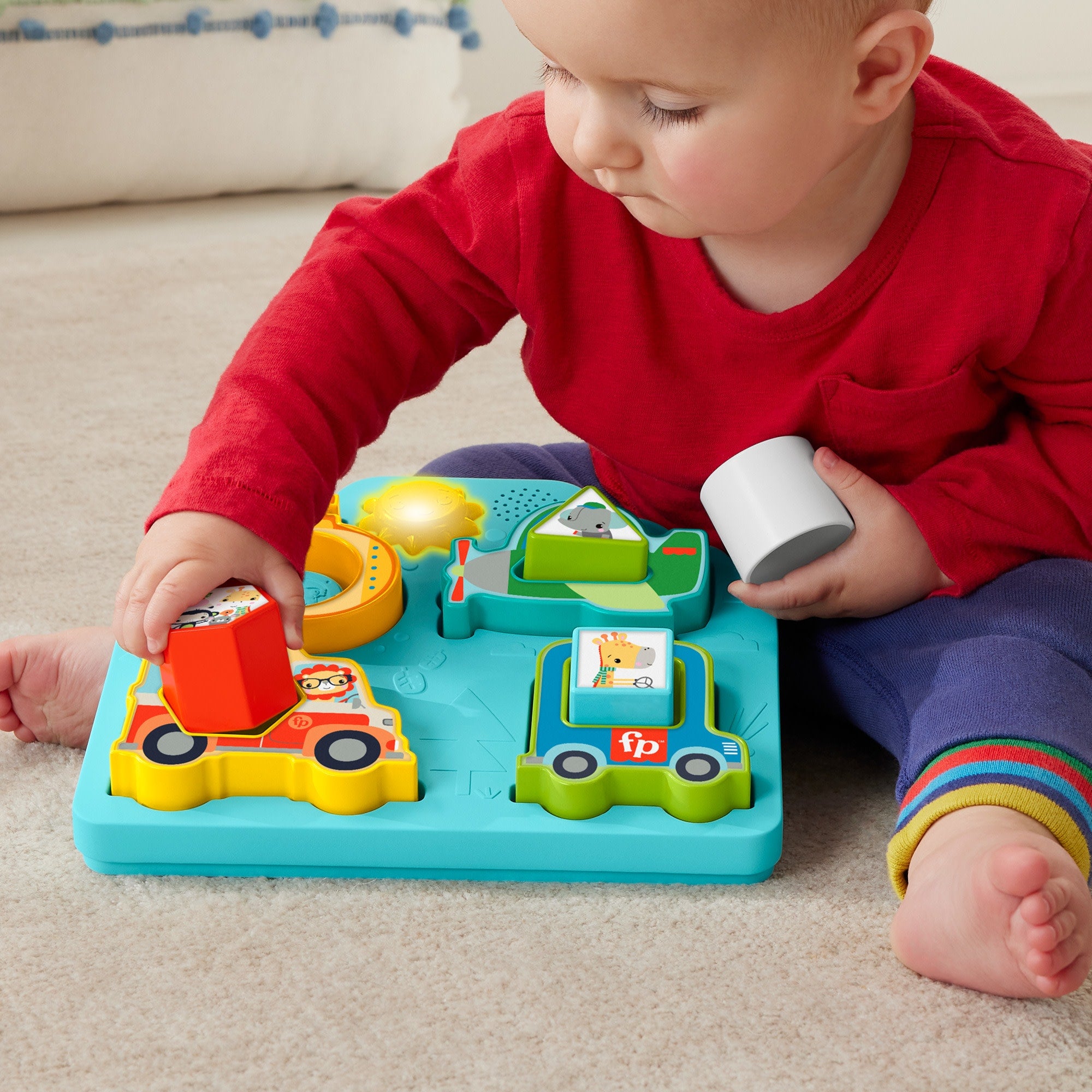 Fisher-Price Coffret Mes véhicules en bois pour tout-petits comprenant 4 pièces en bois dont un camion de pompier, un bus scolaire et une voiture de police, à partir de 2 ans, JCY32 Fisher-Price Coffret Mes véhicules en bois pour tout-petits comprenant 4 pièces en bois dont un camion de pompier, un bus scolaire et une voiture de police, à partir de 2 ans, JCY32