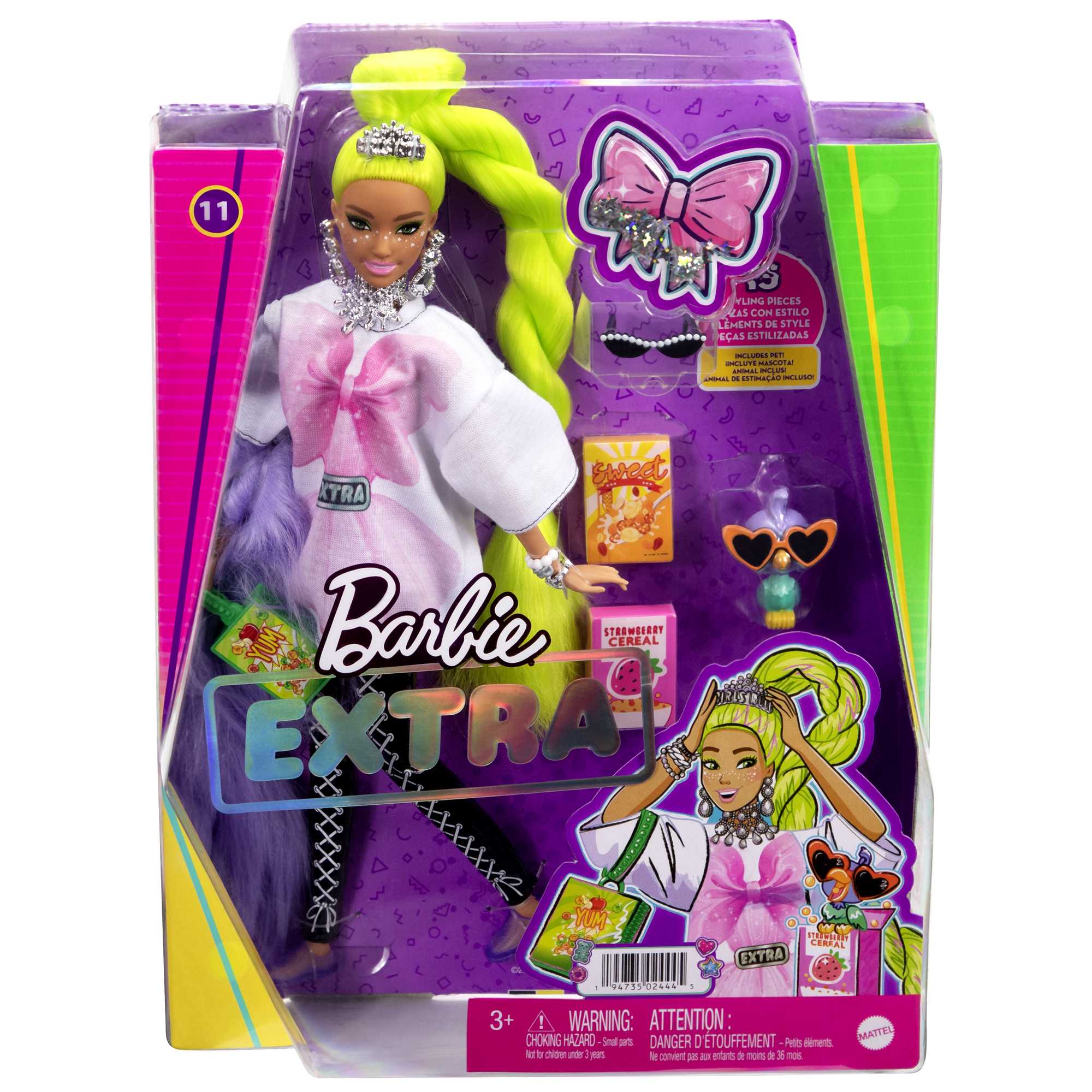 Barbie Extra Doll And Pet - HDJ45 - The Toy Box Hanover