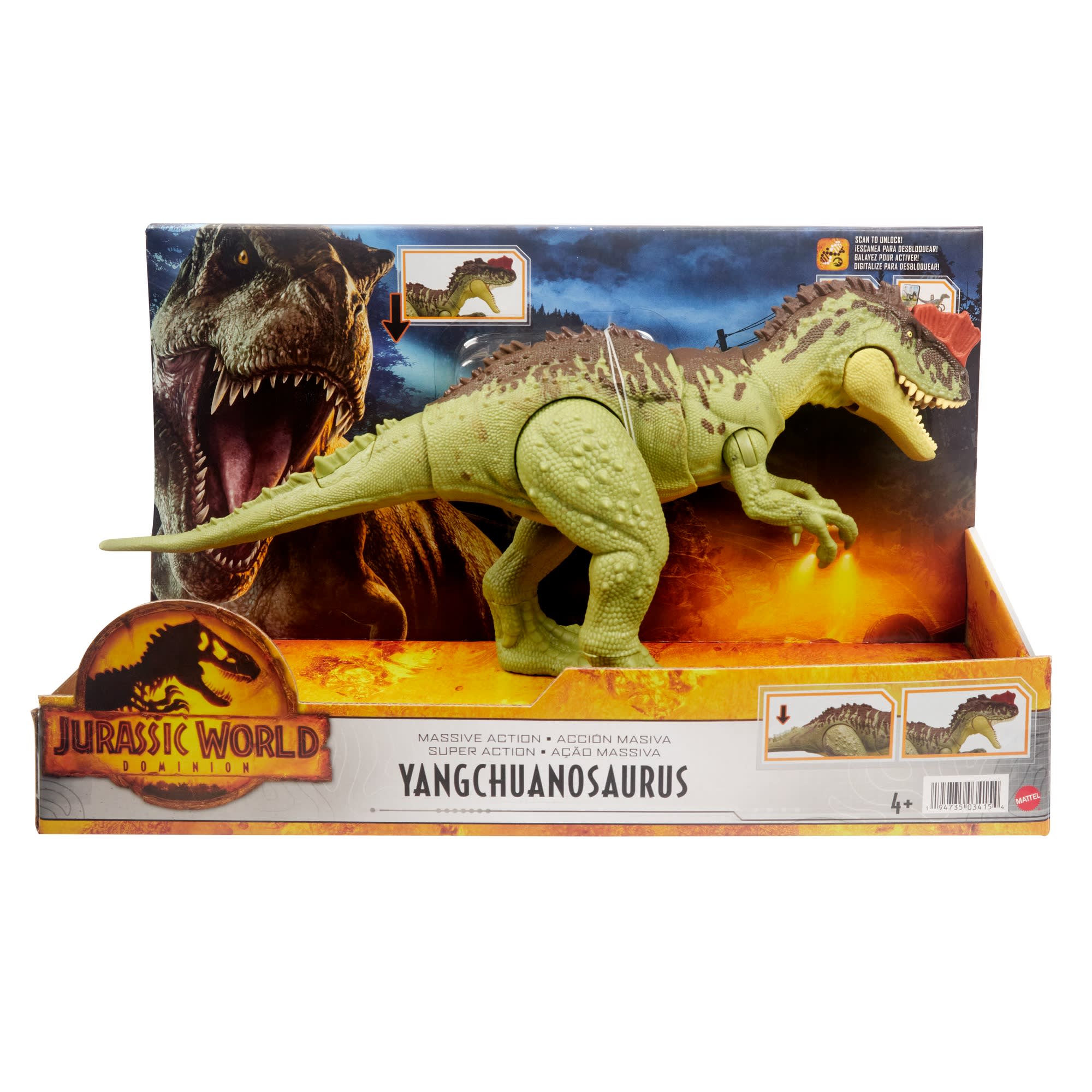 Jurassic World Massive Action Yangchuanosaurus | Mattel