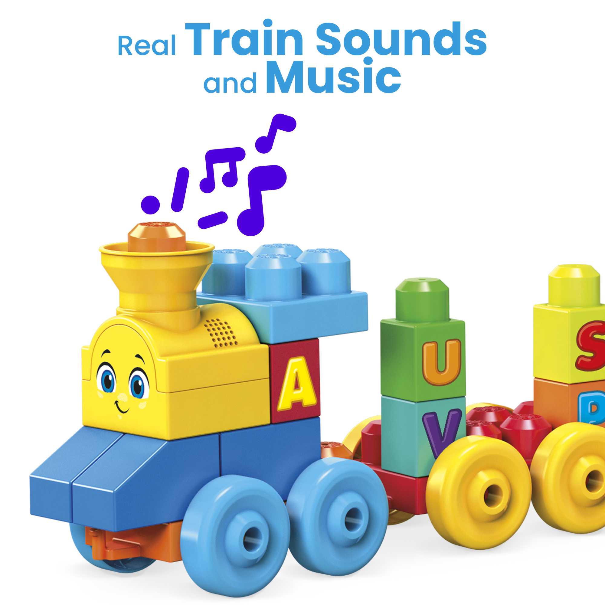 Mega Bloks ABC Musical Train | Mattel