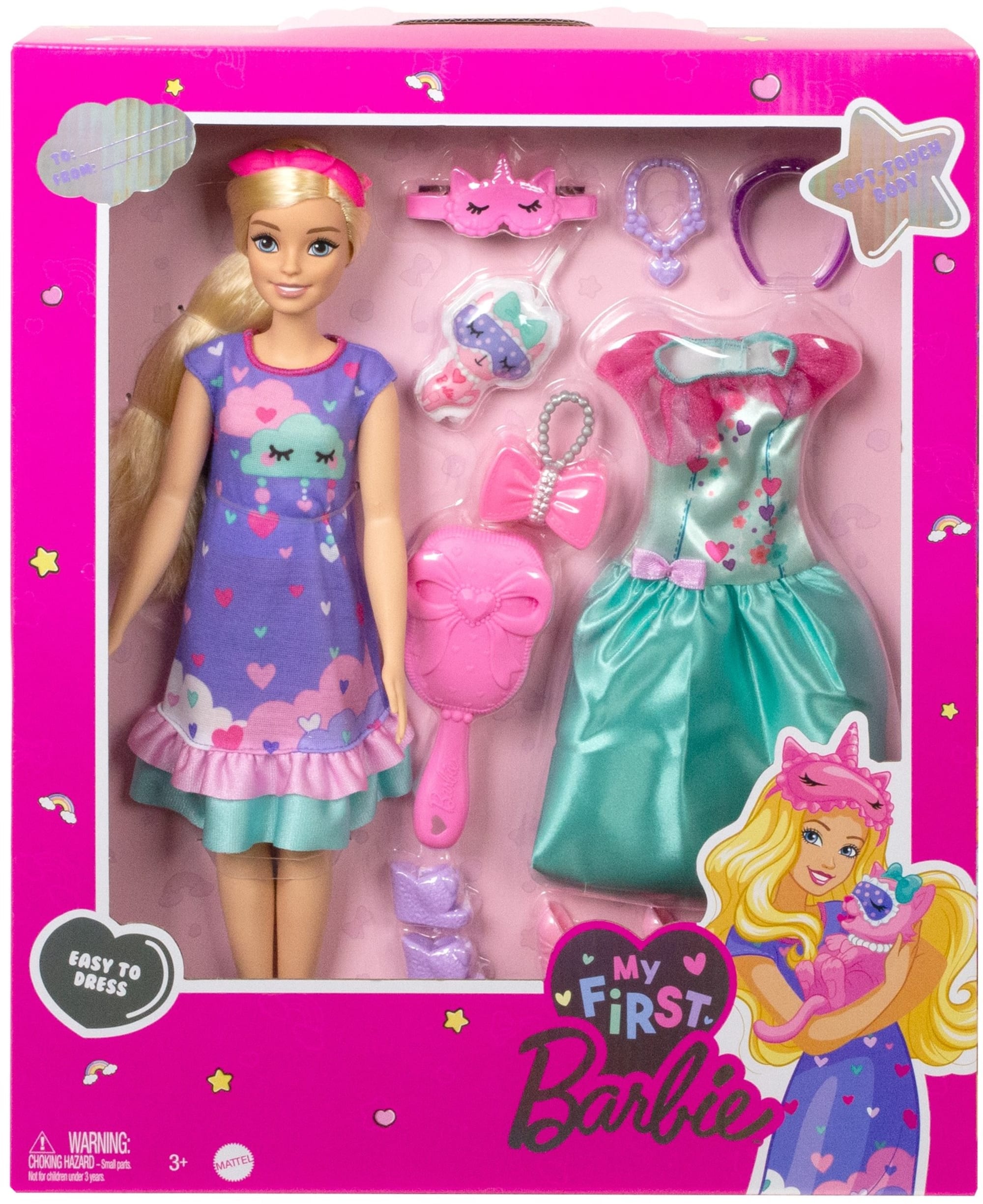 Barbie Doll For Preschoolers | Fashions | Blonde | MATTEL