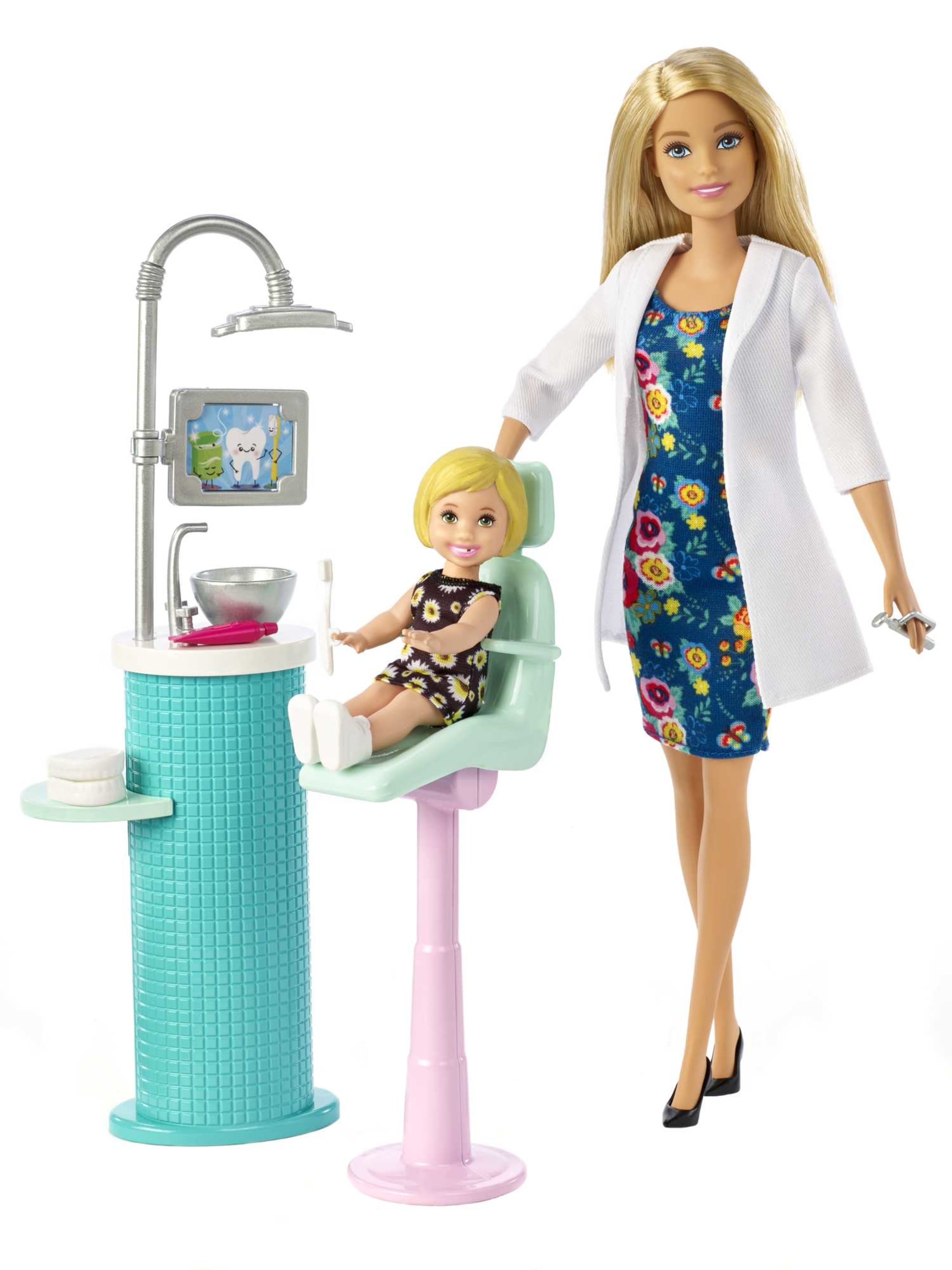 hoofdkussen koolhydraat Boos worden Barbie Dentist Doll & Playset | Mattel