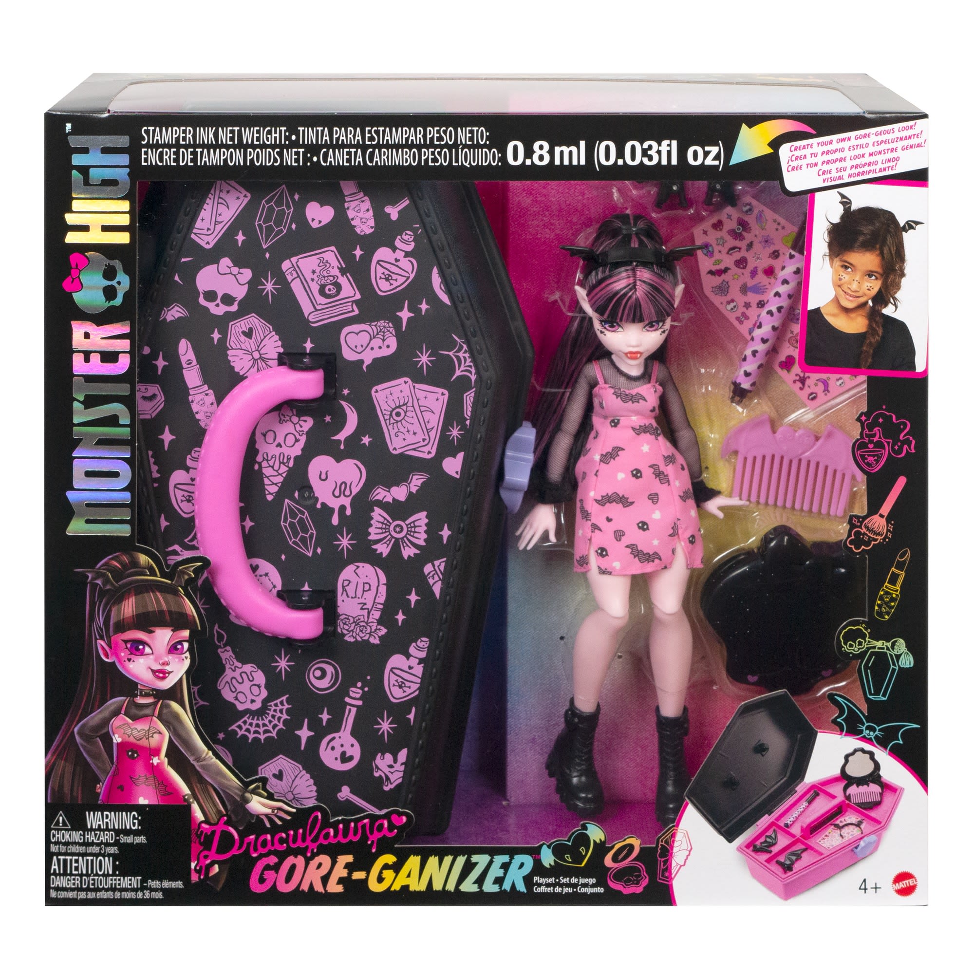 Monster High Draculaura Gore-ganizer Playset | Mattel