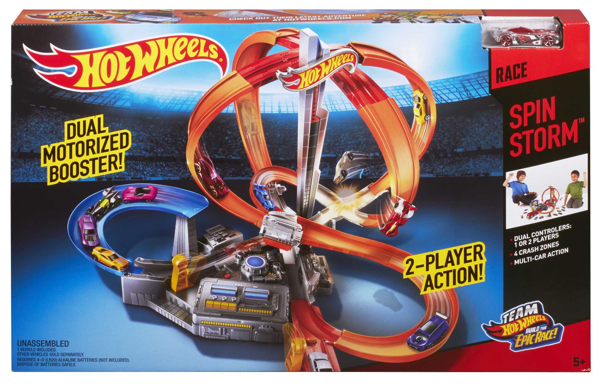 Hot Wheels Spin Storm Track Set | Mattel